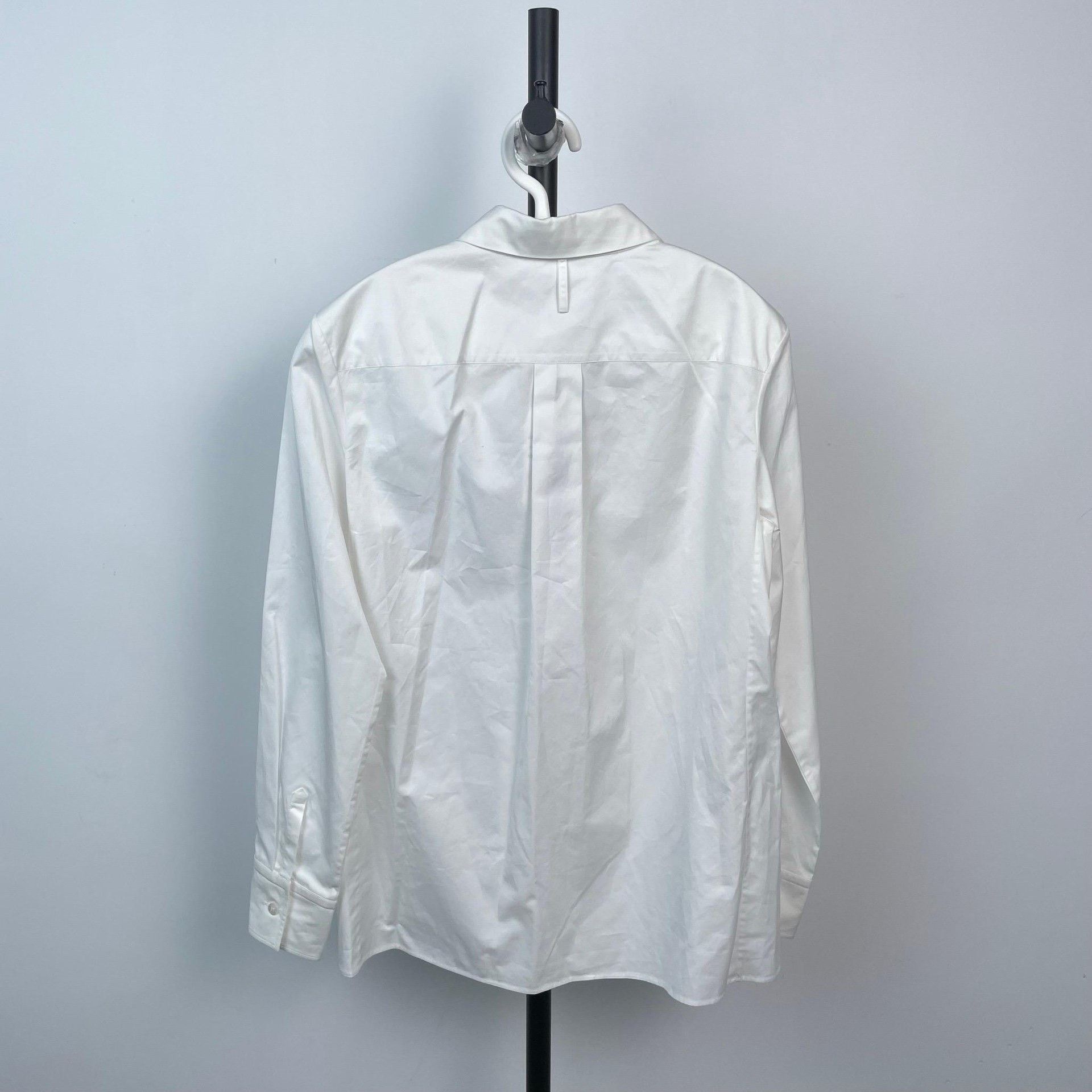Hermes Hermes White Button Up 38 Women Size S / US 4 / IT 40 - 7 Thumbnail