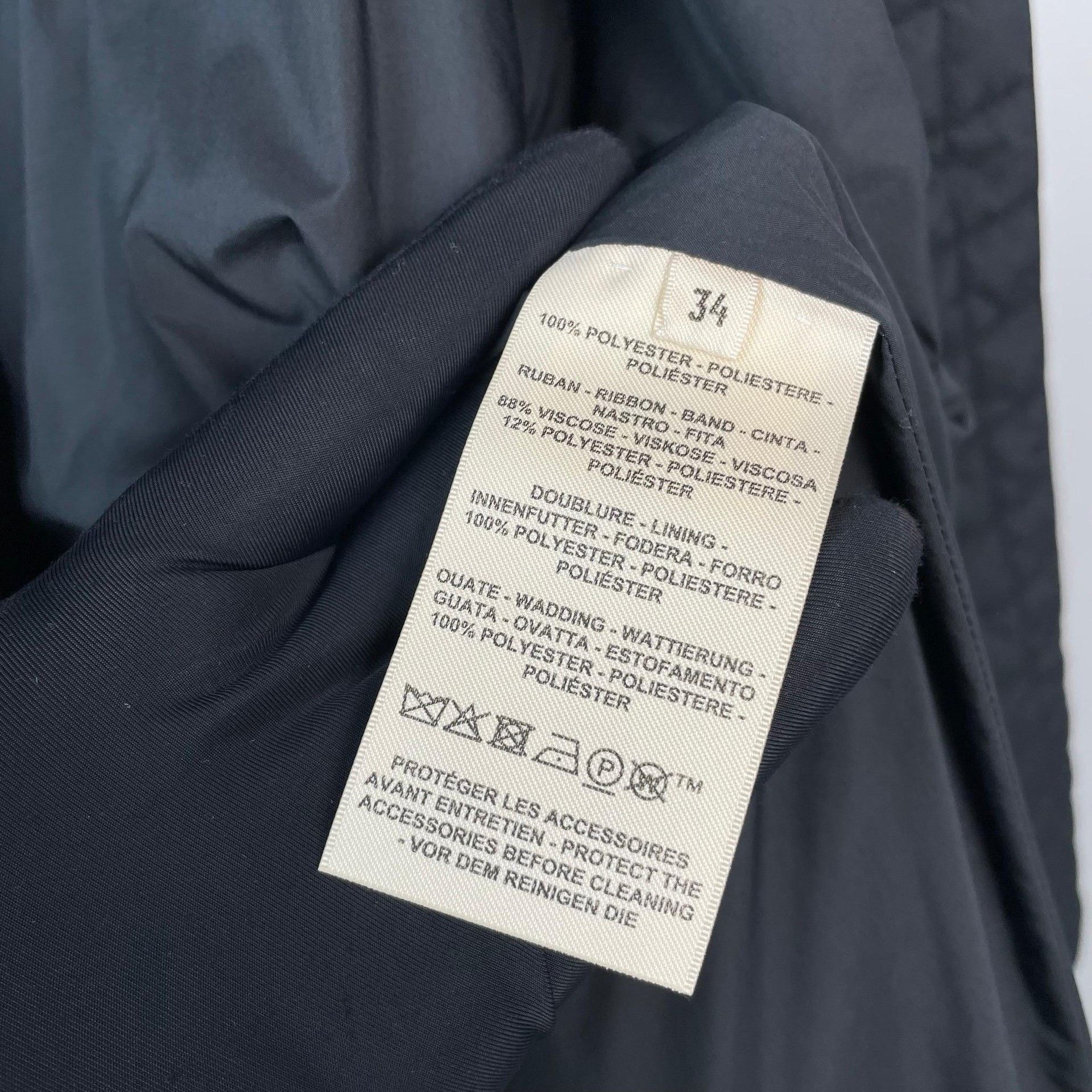 Hermes Hermes Black Coat 25 Women Size XS / US 0-2 / IT 36-38 - 8 Thumbnail