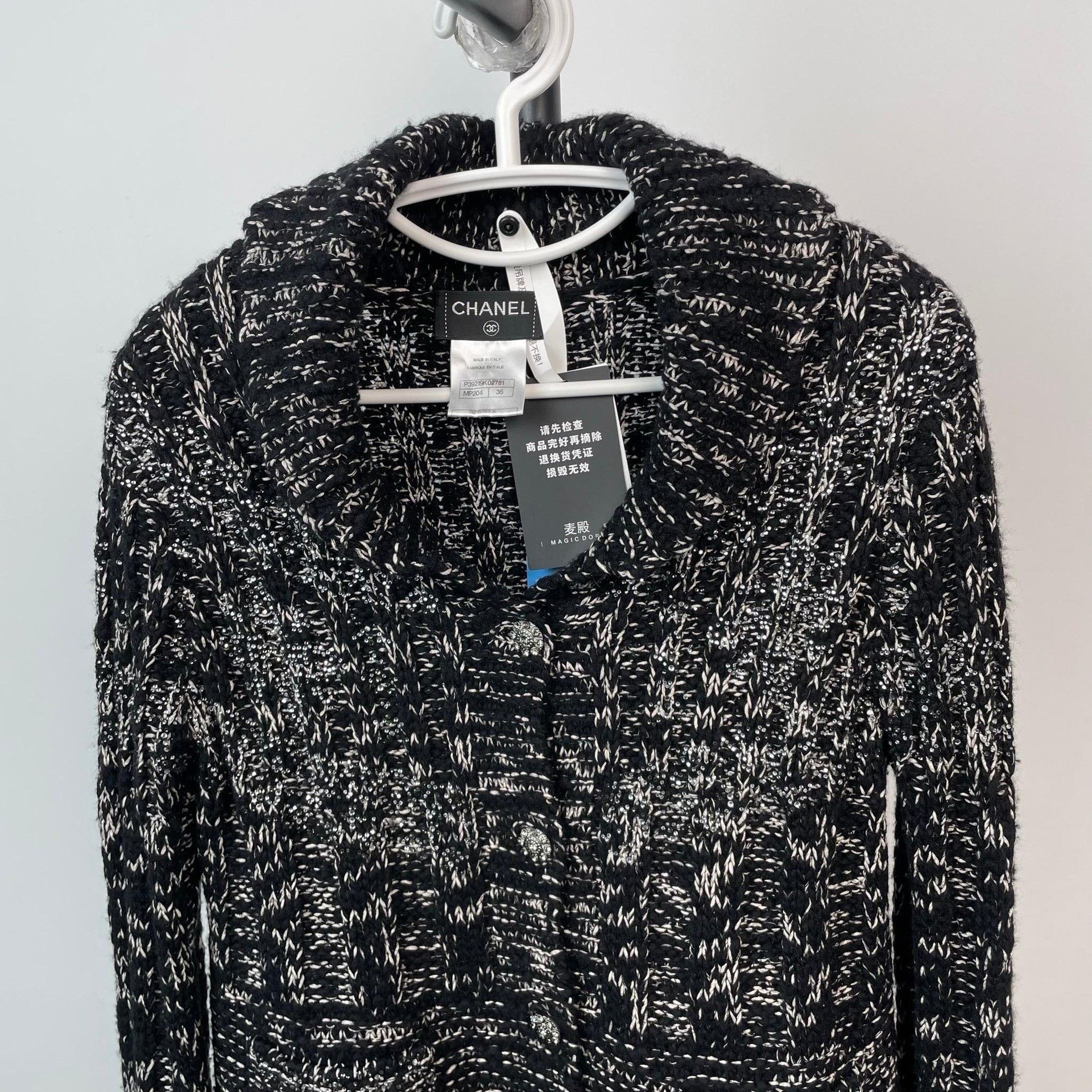 Chanel Chanel Black Sweater 25 Women Size XS / US 0-2 / IT 36-38 - 3 Thumbnail