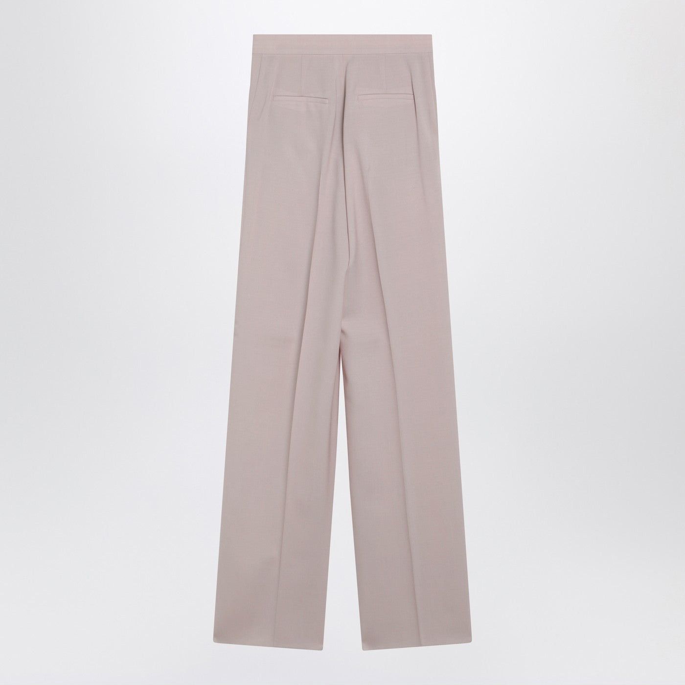 Max Mara Max Mara Rose-Beige Wide-Leg Trousers Size 30" / US 8 / IT 44 - 2 Thumbnail