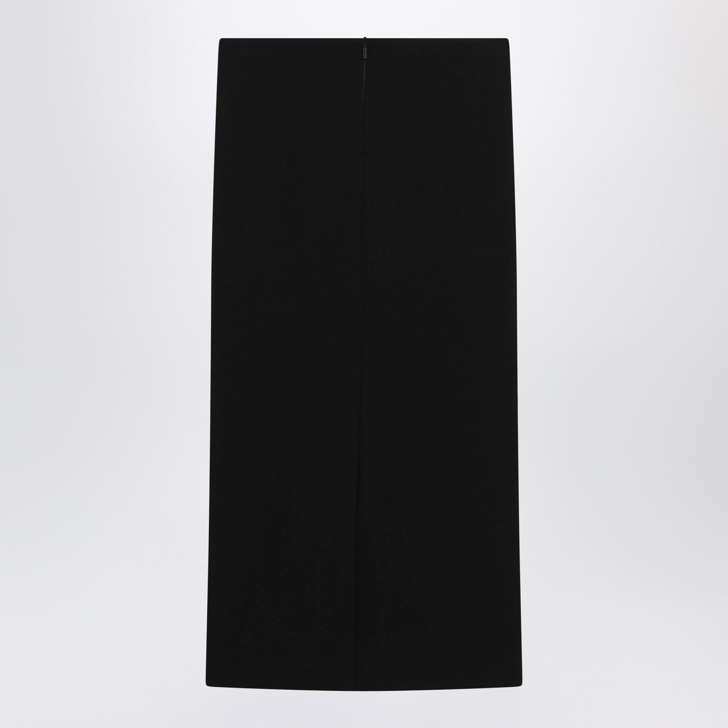 Max Mara Max Mara Midi Skirt In Compact Crãªpe Jersey In Black Size 27" / US 4 / IT 40 - 2 Thumbnail