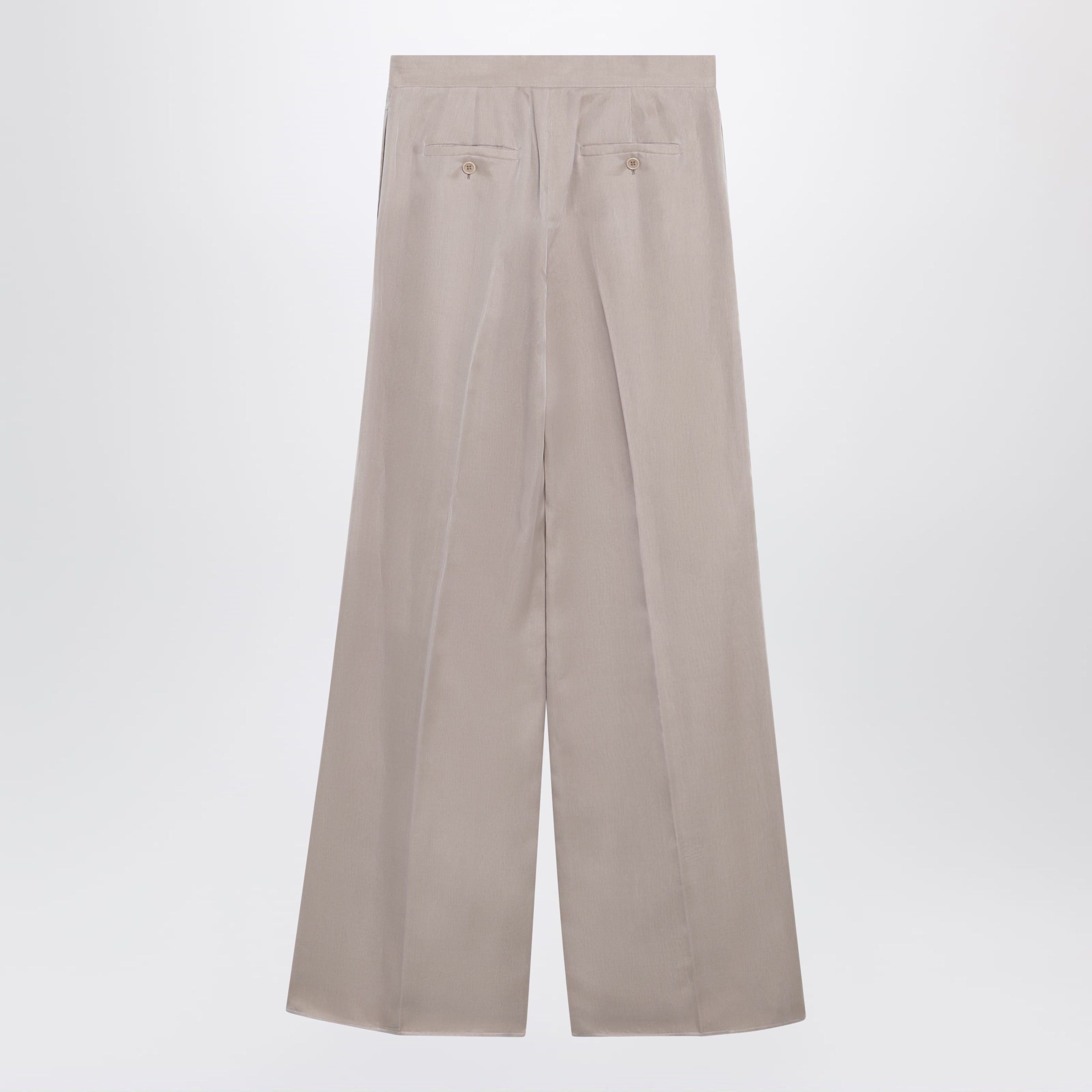 Max Mara Max Mara Long Silk Trousers In Pink Size 28" / US 6 / IT 42 - 2 Thumbnail