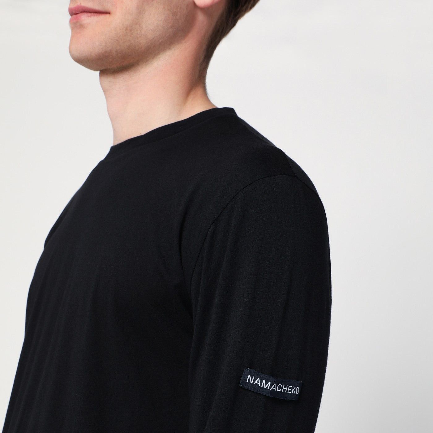 Namacheko Namacheko Black/White Cotton Knit Shirt Size US L / EU 52-54 / 3 - 2 Thumbnail
