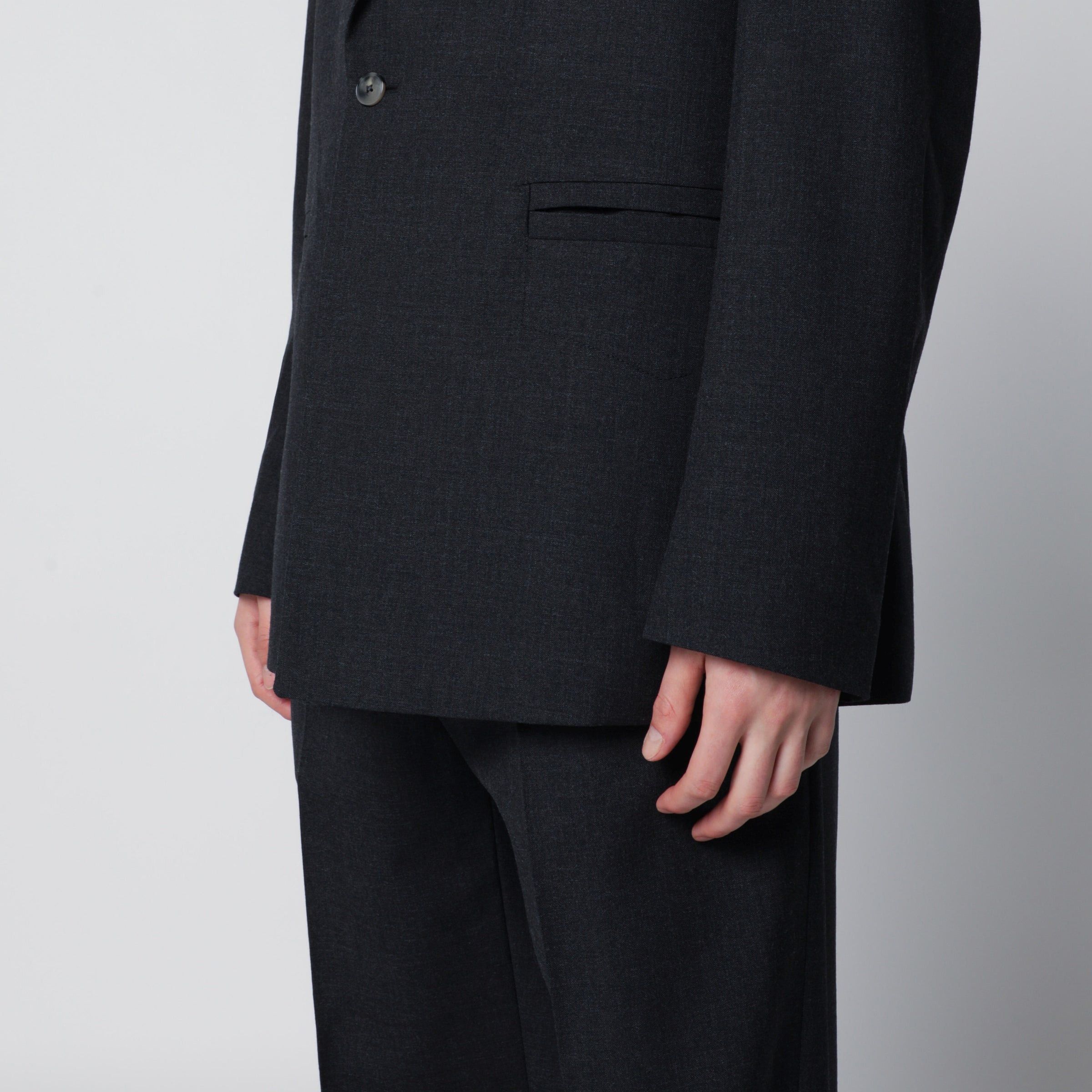 Namacheko Namacheko Single-Breasted Jacket Grey Pattern In Wool Size US M / EU 48-50 / 2 - 2 Thumbnail
