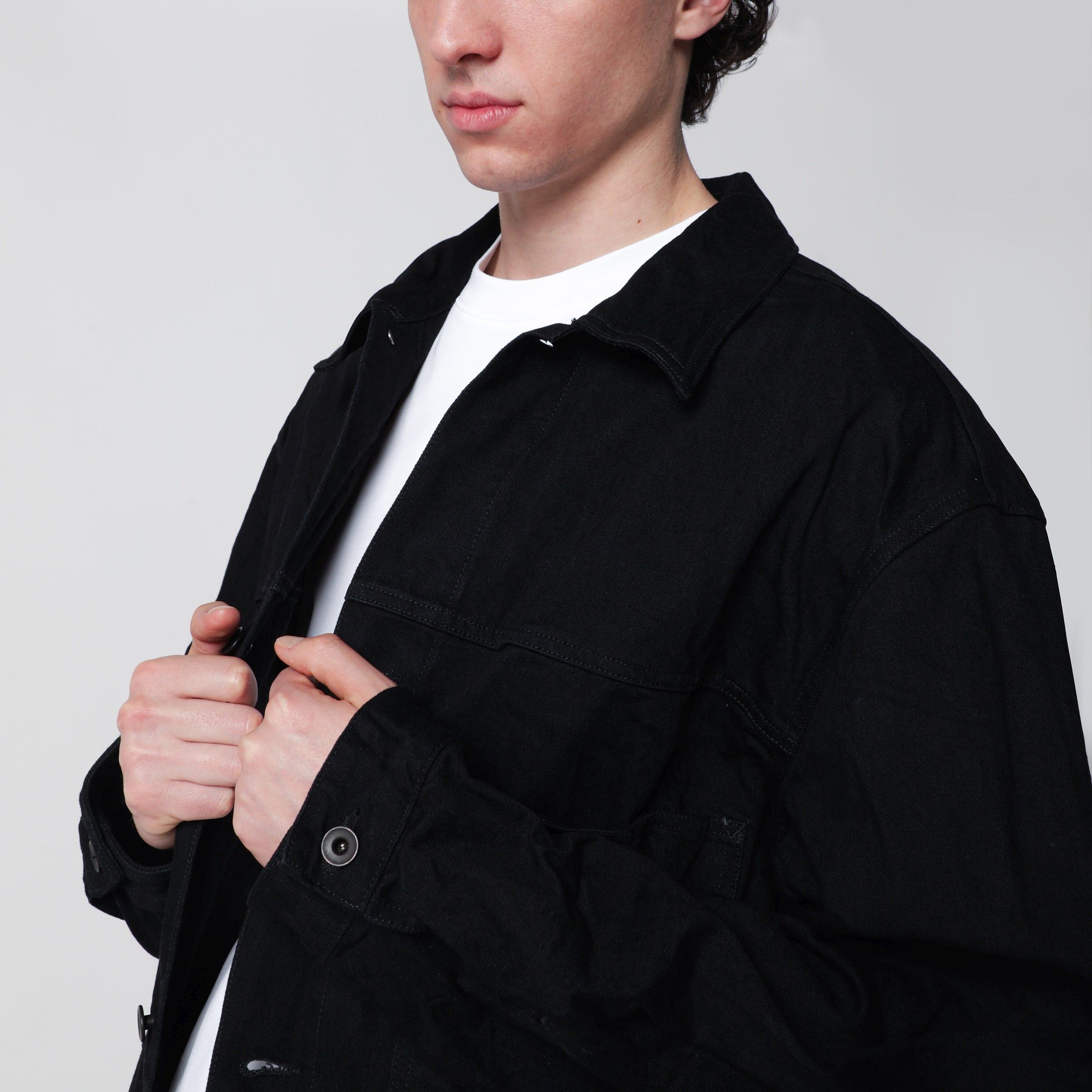 Studio Nicholson Studio Nicholson Black Cotton Jacket Size US S / EU 44-46 / 1 - 2 Thumbnail