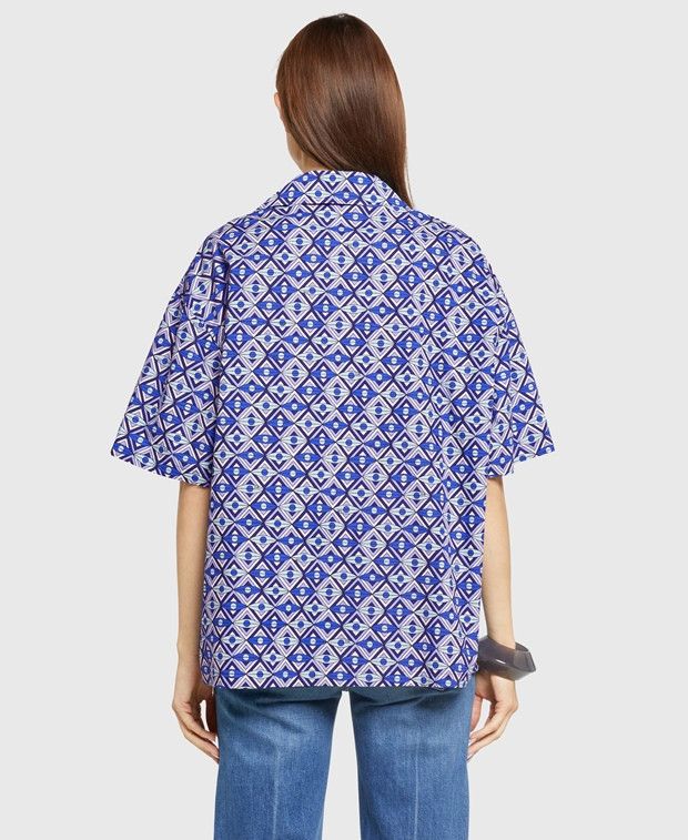 Emilio Pucci Short-sleeved blouse Size M / US 6-8 / IT 42-44 - 2 Thumbnail