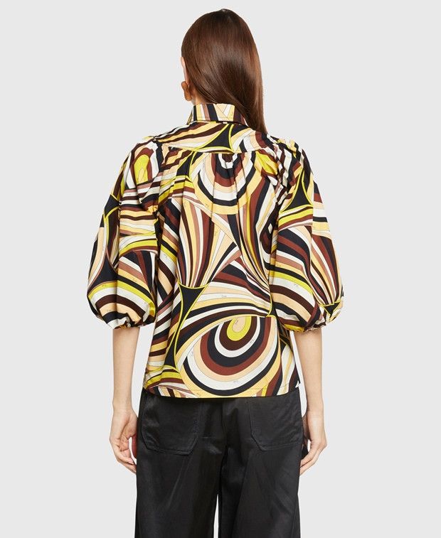 Emilio Pucci Long-sleeved blouse Size XS / US 0-2 / IT 36-38 - 2 Thumbnail