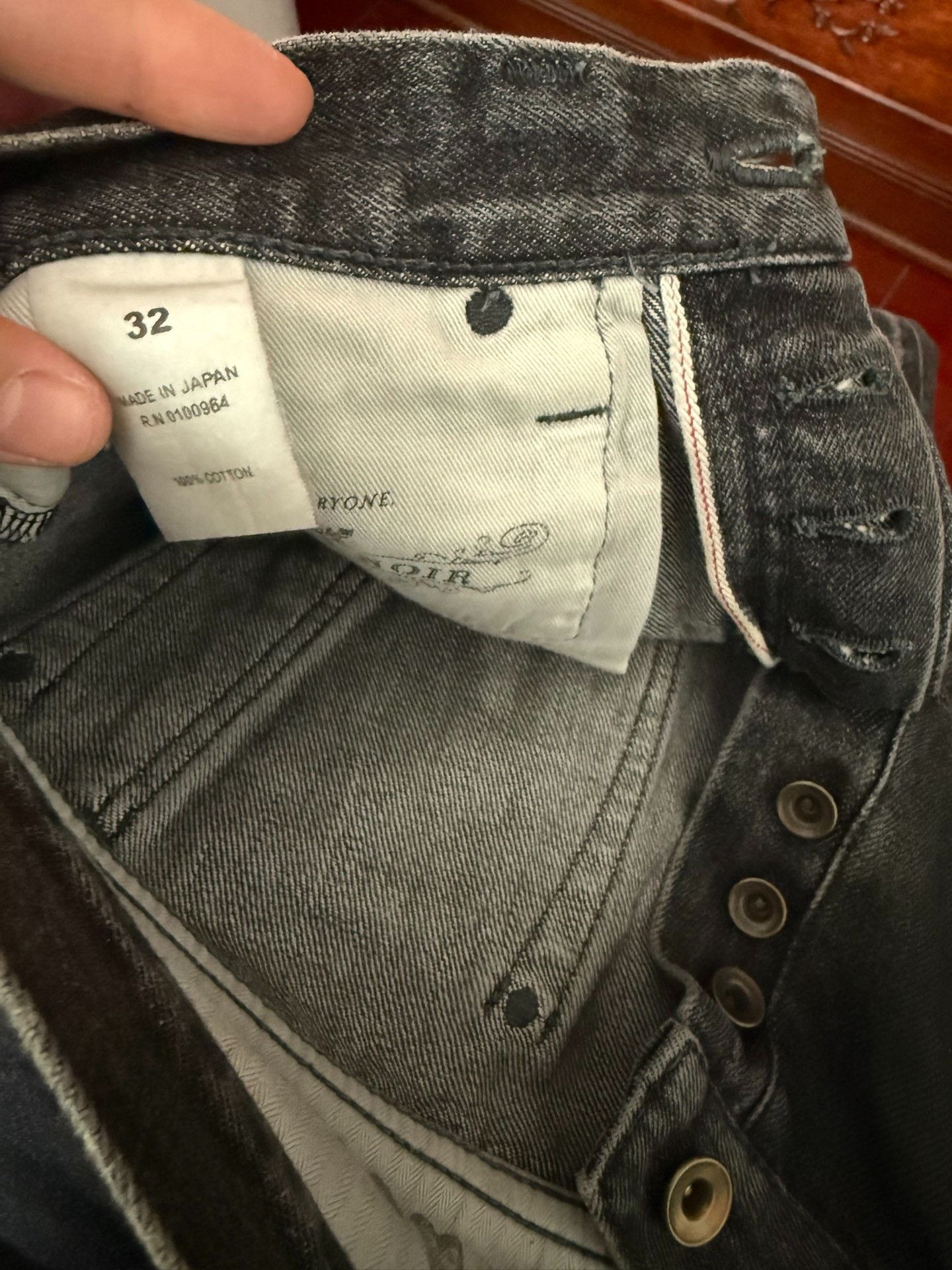 Prps Prps Men's Black Jeans Deer Hunter W32 Size US 32 / EU 48 - 5 Thumbnail