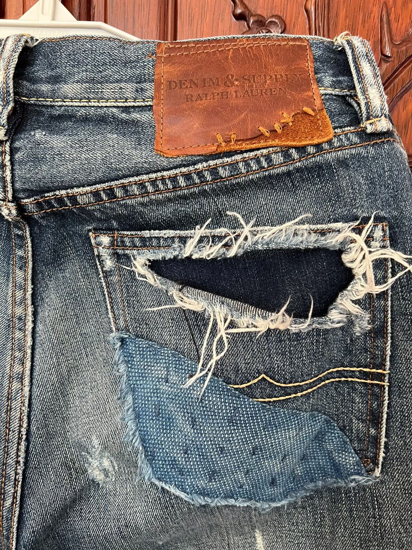RRL Ralph Lauren Ralph Lauren RRL Men's Patchwork Jeans Size US 30 / EU 46 - 3 Thumbnail