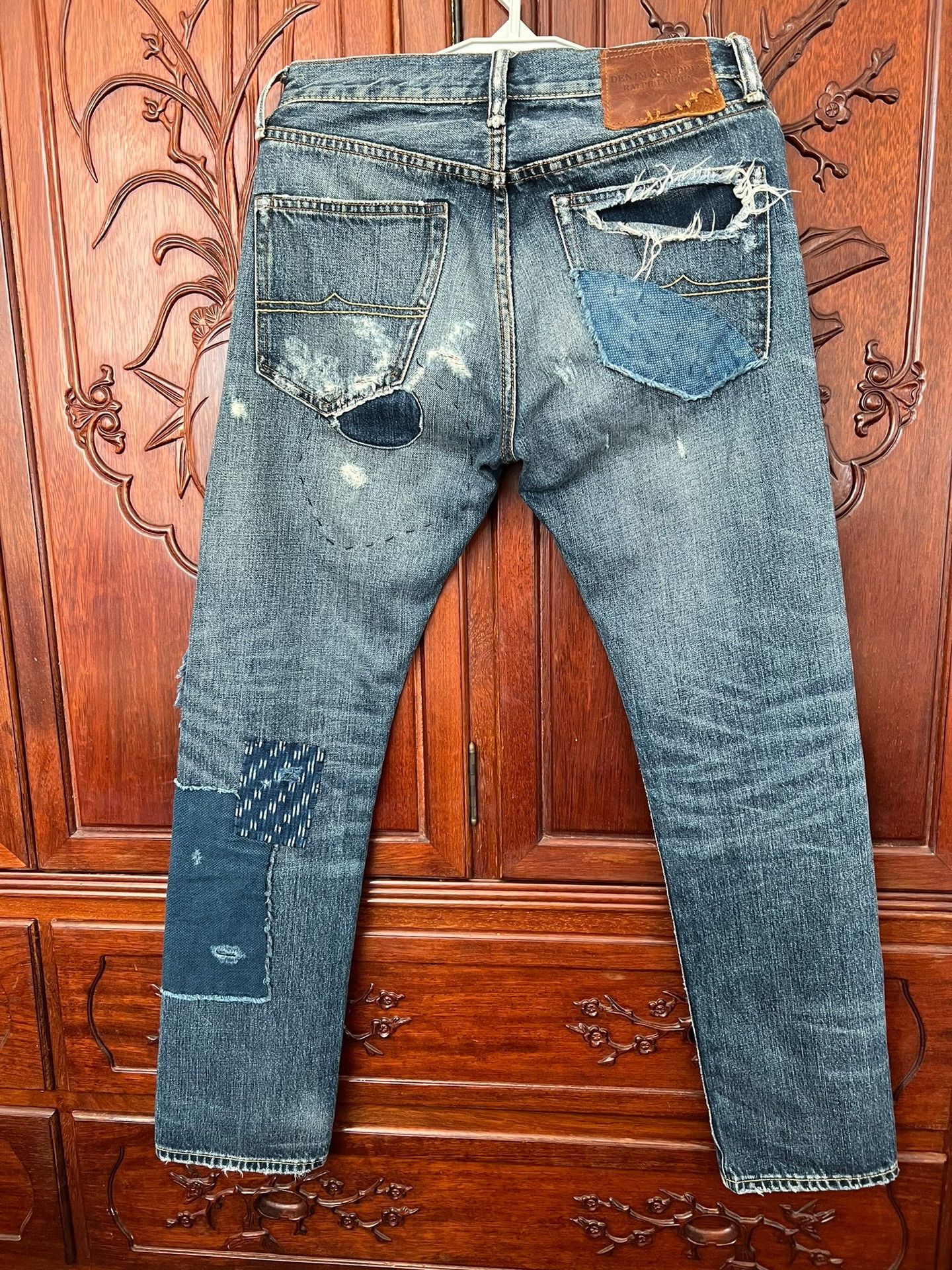 RRL Ralph Lauren Ralph Lauren RRL Men's Patchwork Jeans Size US 30 / EU 46 - 2 Thumbnail