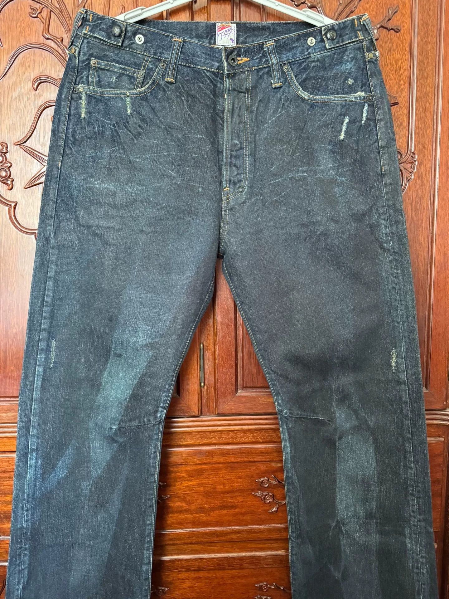 Prps PRPS Men's Vintage Wide Straight Jeans Size US 36 / EU 52 - 4 Thumbnail