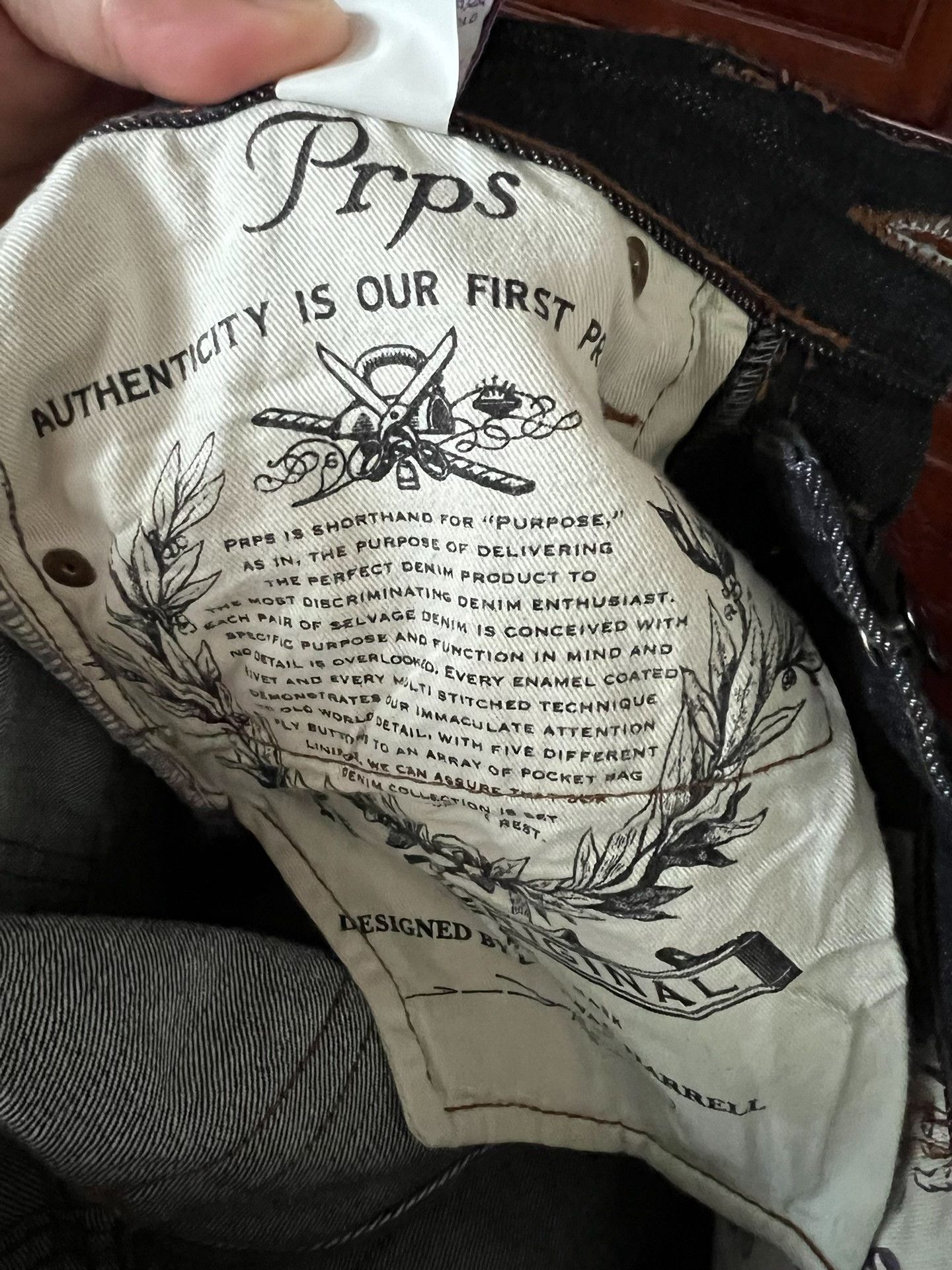 Prps PRPS Blue Selvedge Denim Jeans W31 Size US 31 - 4 Thumbnail