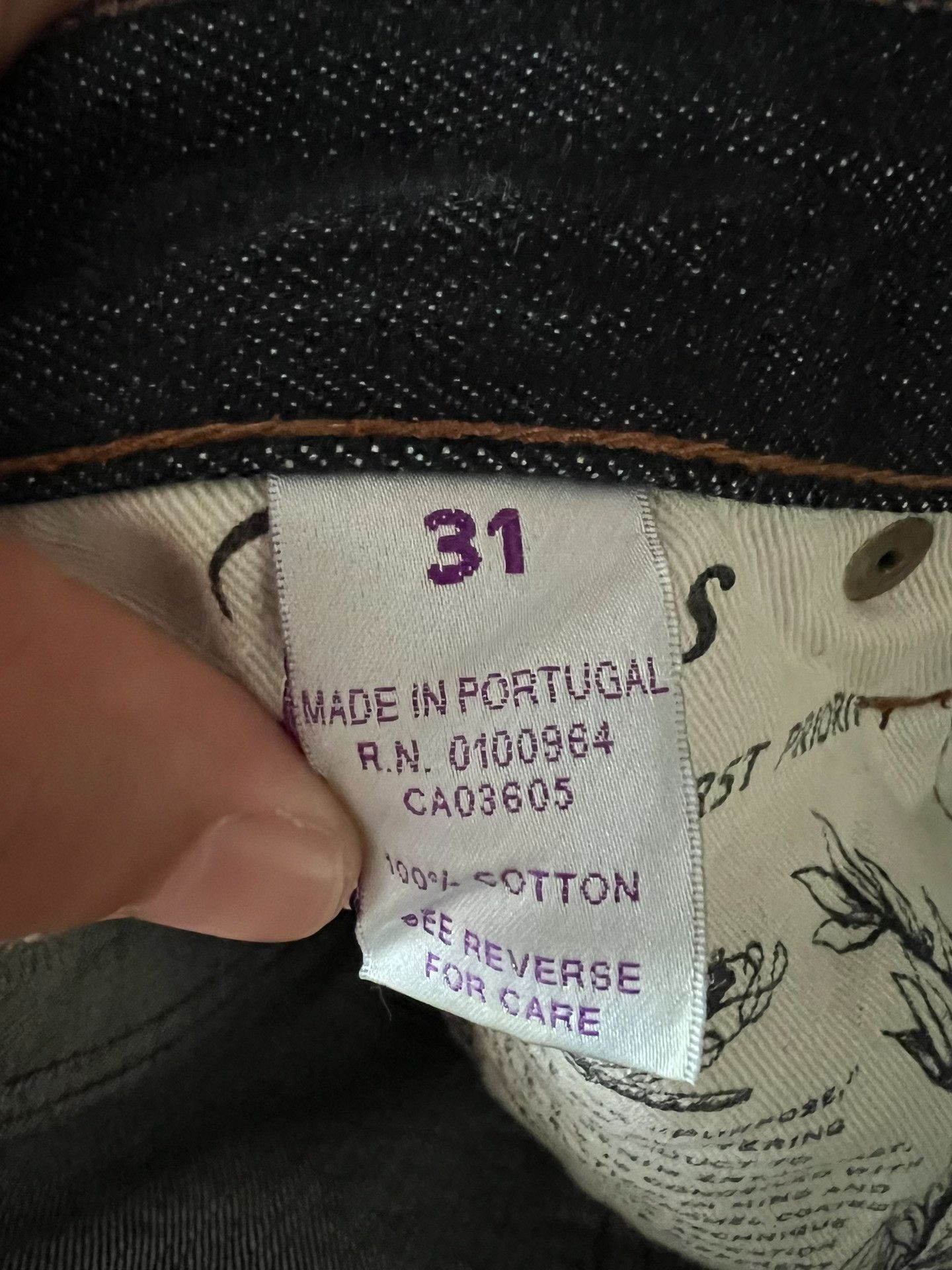 Prps PRPS Blue Selvedge Denim Jeans W31 Size US 31 - 6 Thumbnail