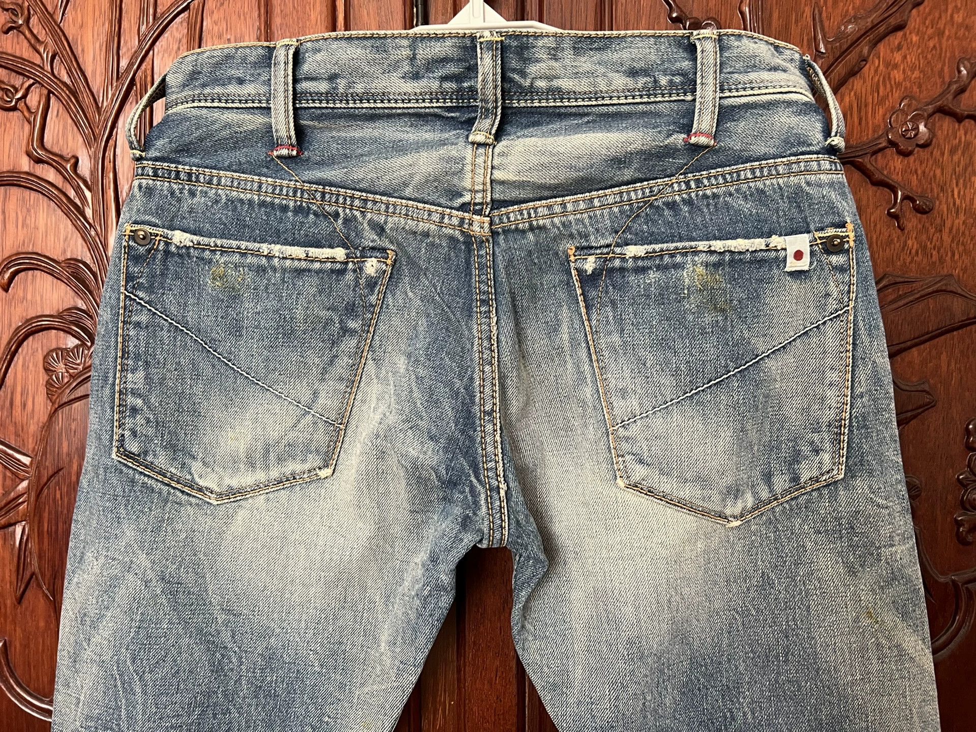 Levi's Vintage Clothing Deeta Men's Water Blue Selvedge Jeans Size US 30 / EU 46 - 2 Thumbnail