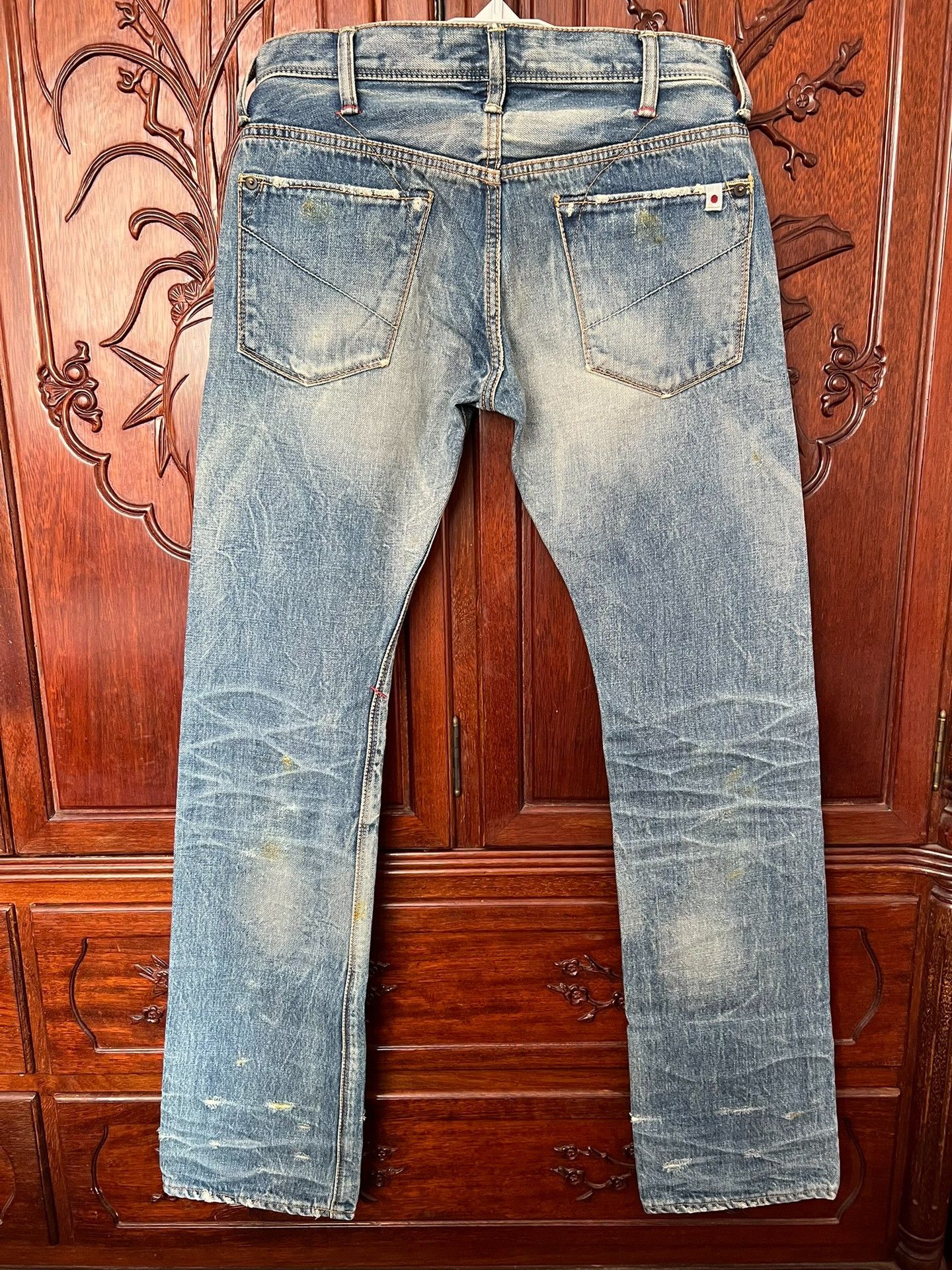Levi's Vintage Clothing Deeta Men's Water Blue Selvedge Jeans Size US 30 / EU 46 - 4 Thumbnail