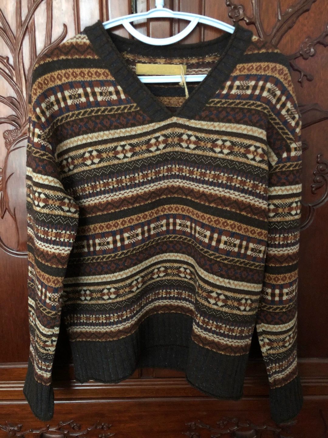 Old Joe Old Joe Wool-Silk Knit Sweater Size US XL / EU 56 / 4 - 4 Thumbnail