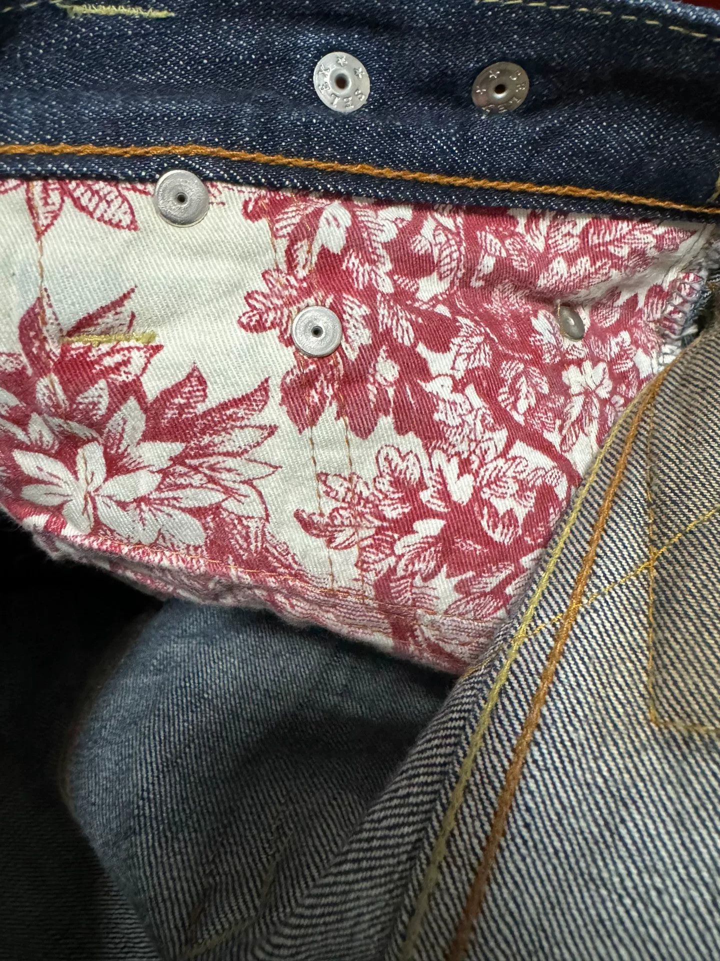 Prps PRPS Japanese Made Sakura Lining 03 Jeans W34 Size US 34 / EU 50 - 5 Thumbnail