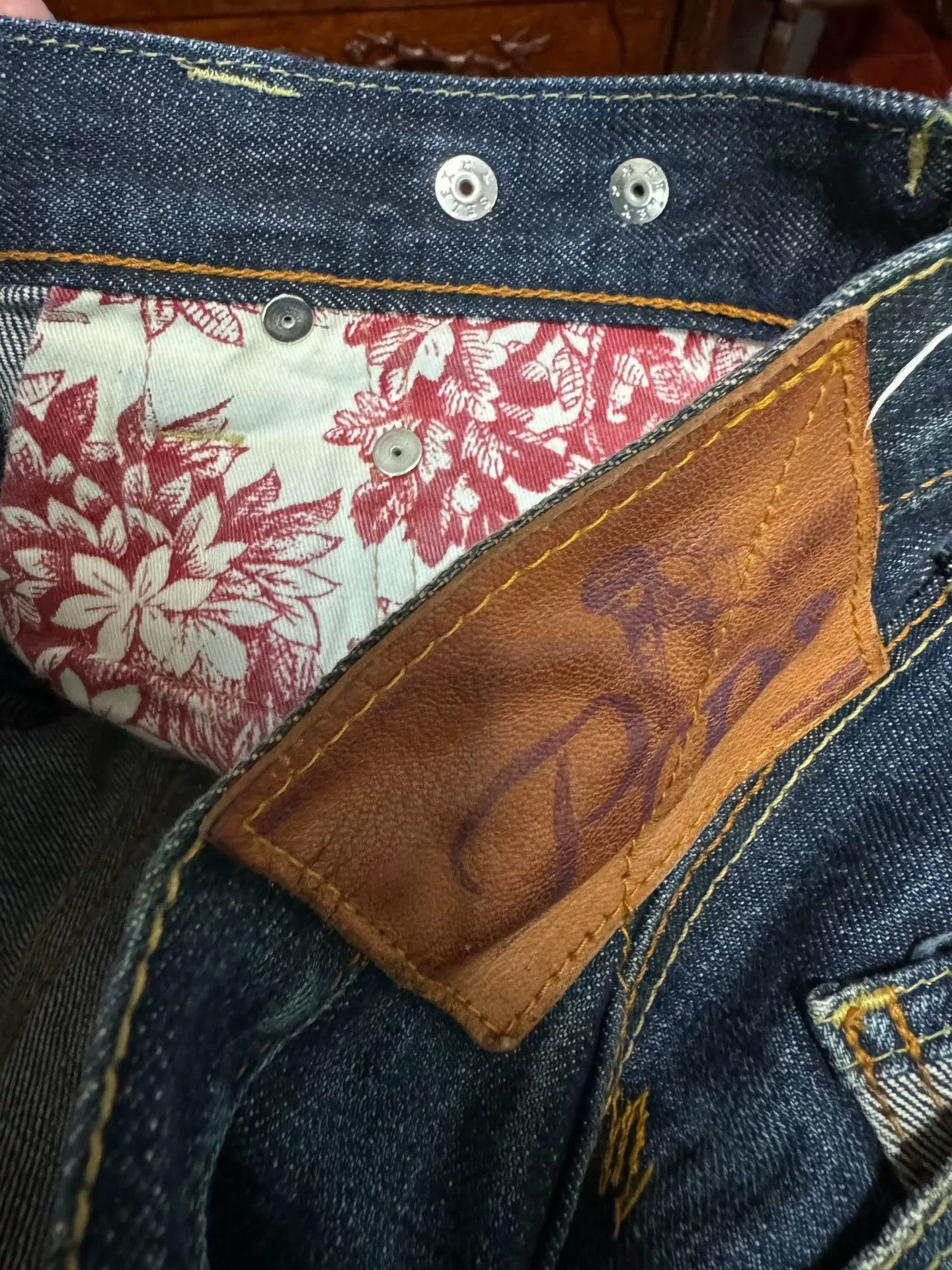 Prps PRPS Japanese Made Sakura Lining 03 Jeans W34 Size US 34 / EU 50 - 6 Thumbnail