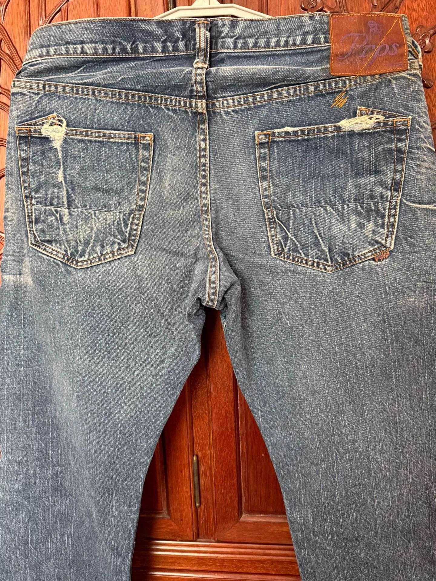 Prps PRPS Men's Blue Jeans Paint Splatter Size US 34 / EU 50 - 4 Thumbnail