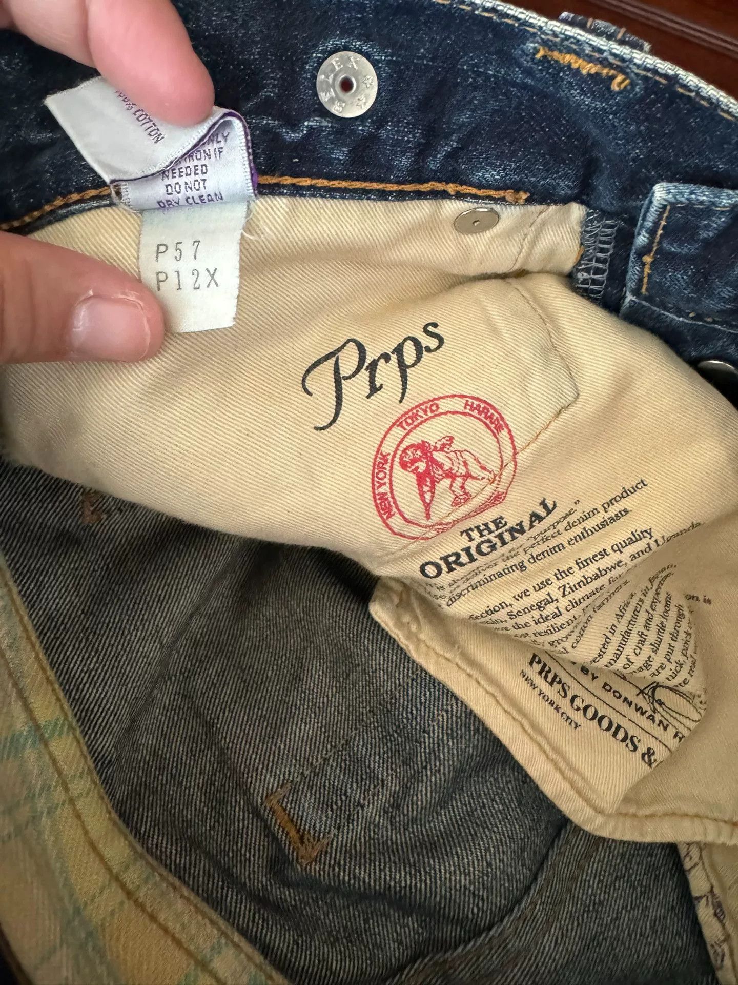 Prps PRPS Men's Straight Jeans W29 Distressed Size US 29 - 3 Thumbnail