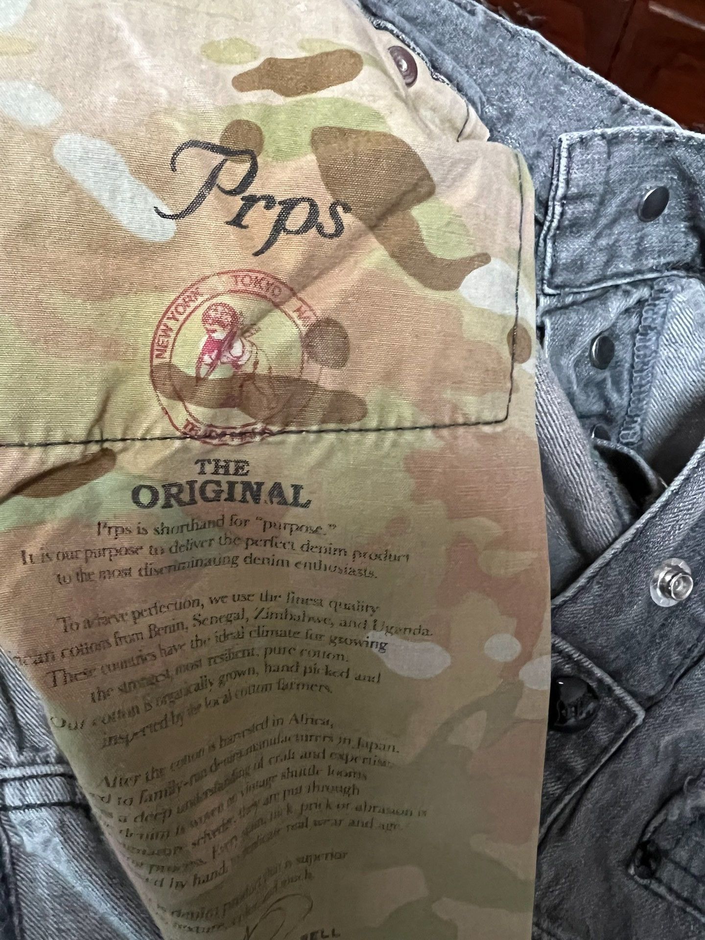 Prps PRPS Men's Vintage Gray Jeans Size US 34 / EU 50 - 4 Thumbnail