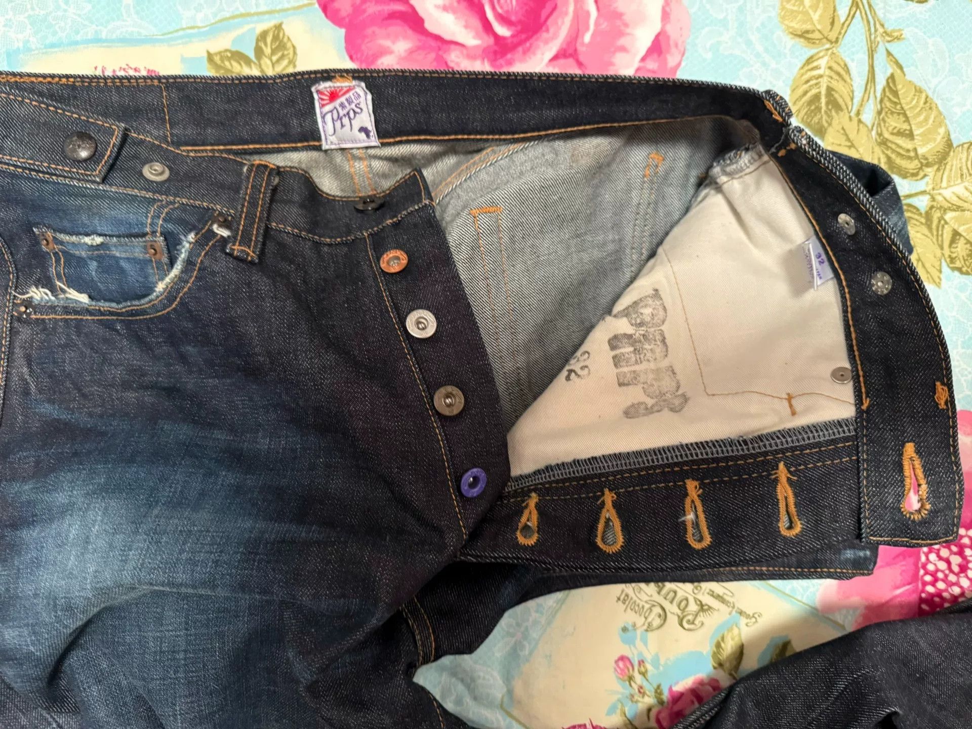 Prps PRPS Men's Acid Washed Jeans Size US 32 / EU 48 - 7 Thumbnail