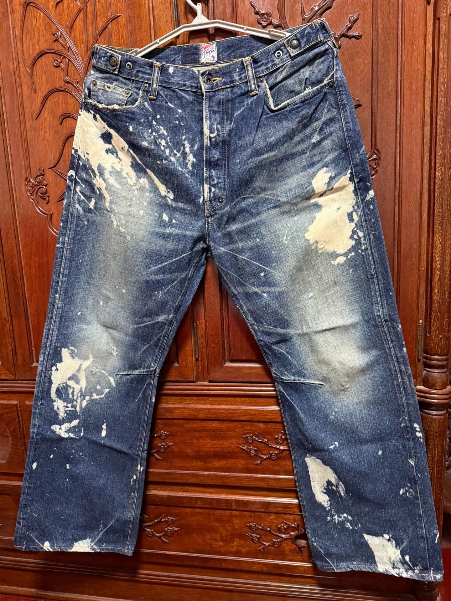 Prps Prps Tiger Stripe Denim Jeans Size US 36 / EU 52 - 3 Thumbnail