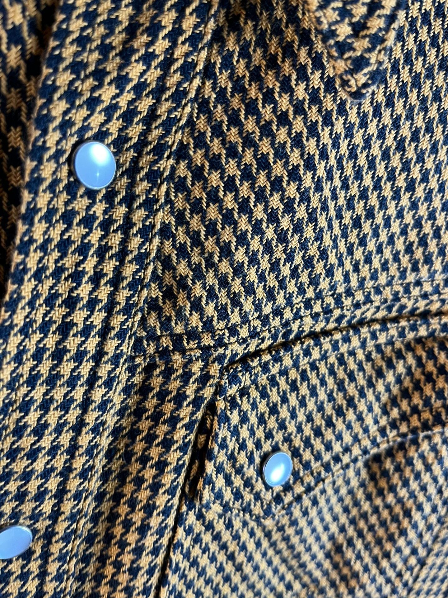 Cushman Cushman Houndstooth Western Shirt Size US S / EU 44-46 / 1 - 4 Thumbnail