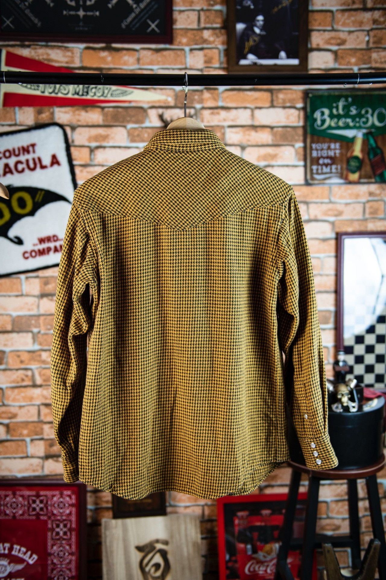 Cushman Cushman Houndstooth Western Shirt Size US S / EU 44-46 / 1 - 2 Thumbnail