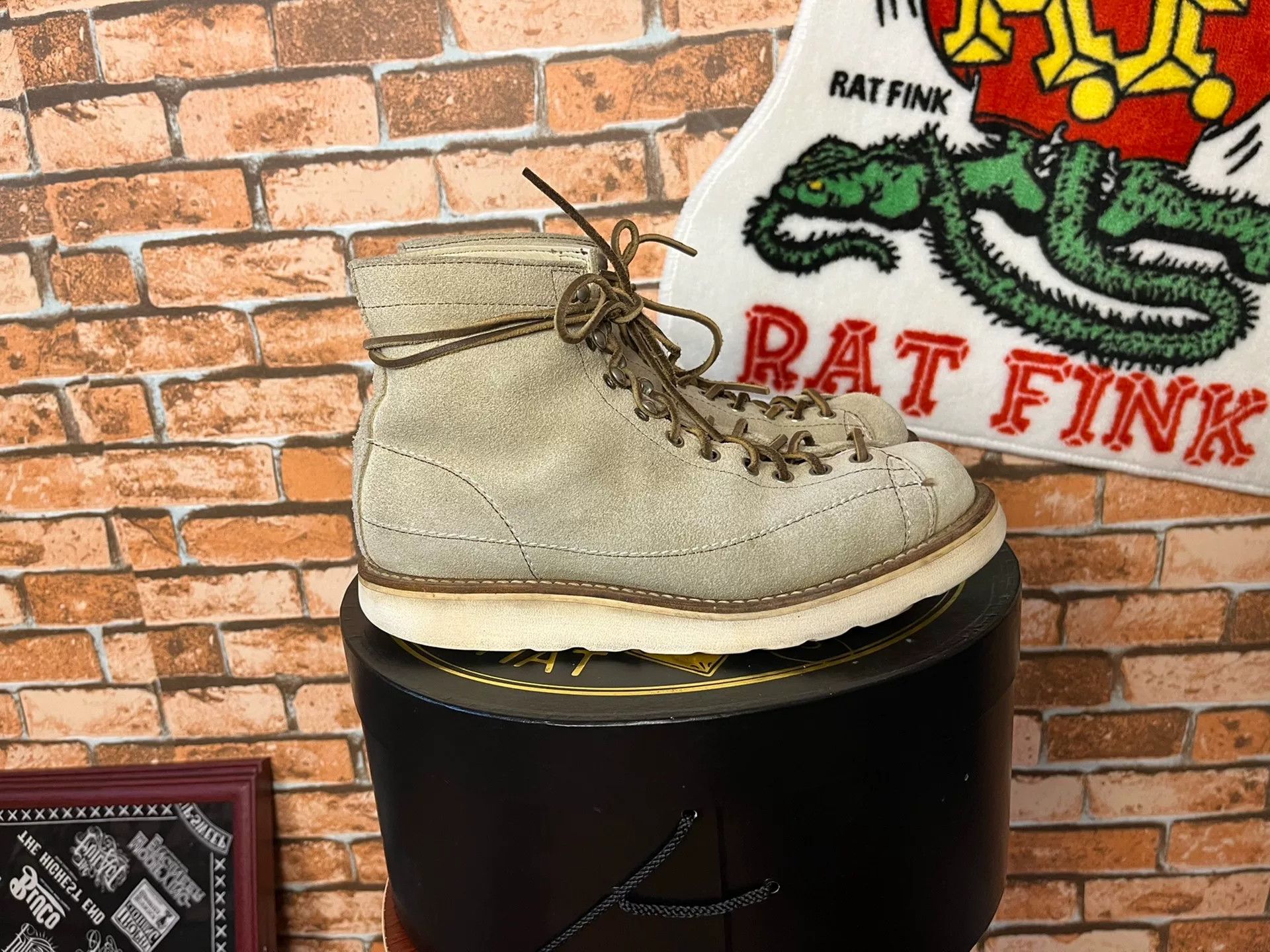 The Real McCoy's Joe McCoy Suede Shoes Size US 7.5 / EU 40-41 - 3 Thumbnail