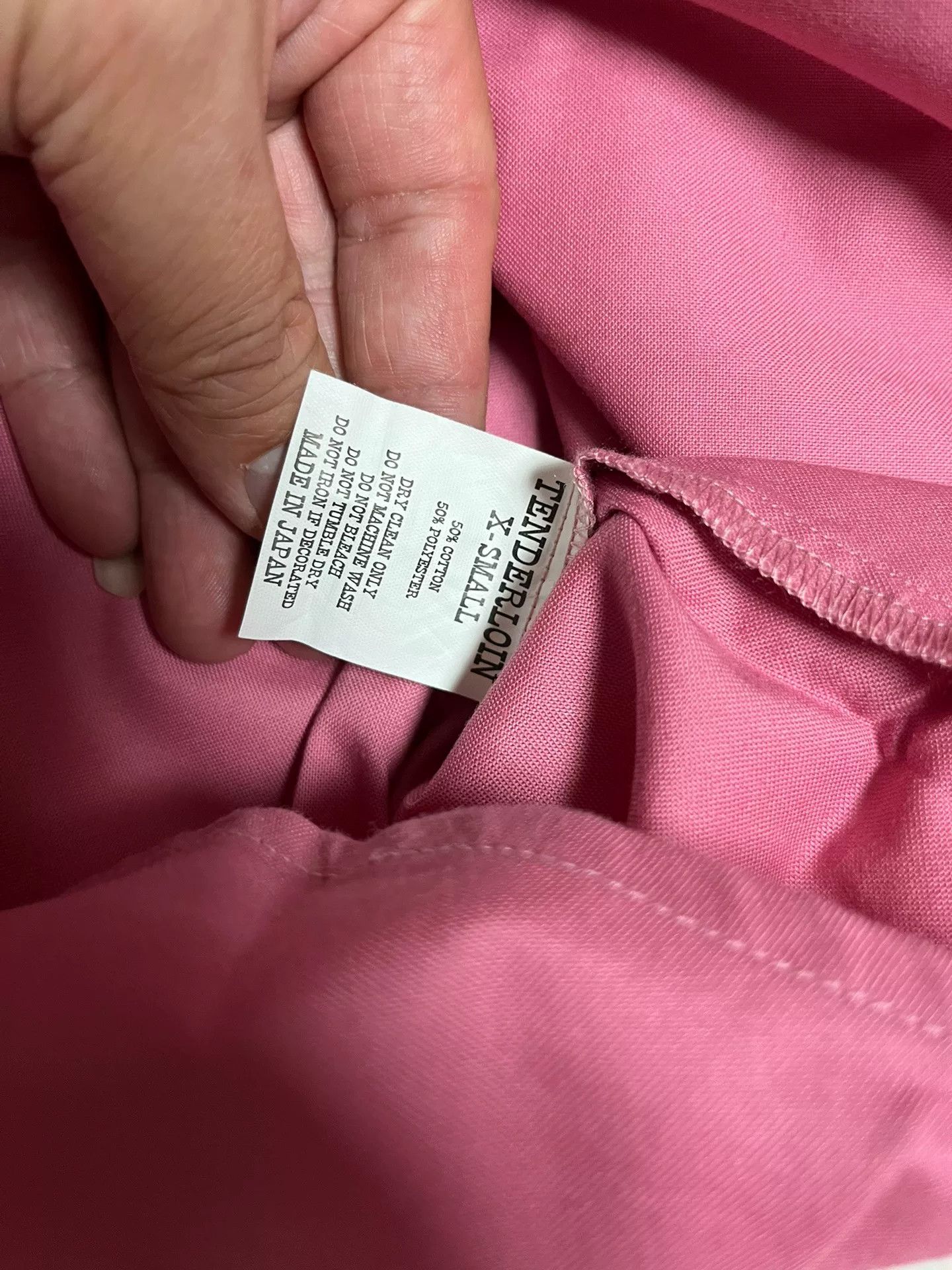 Tenderloin TENDERLOIN Peach Pink Round Logo Shirt Size XS / US 0-2 / IT 36-38 - 4 Thumbnail