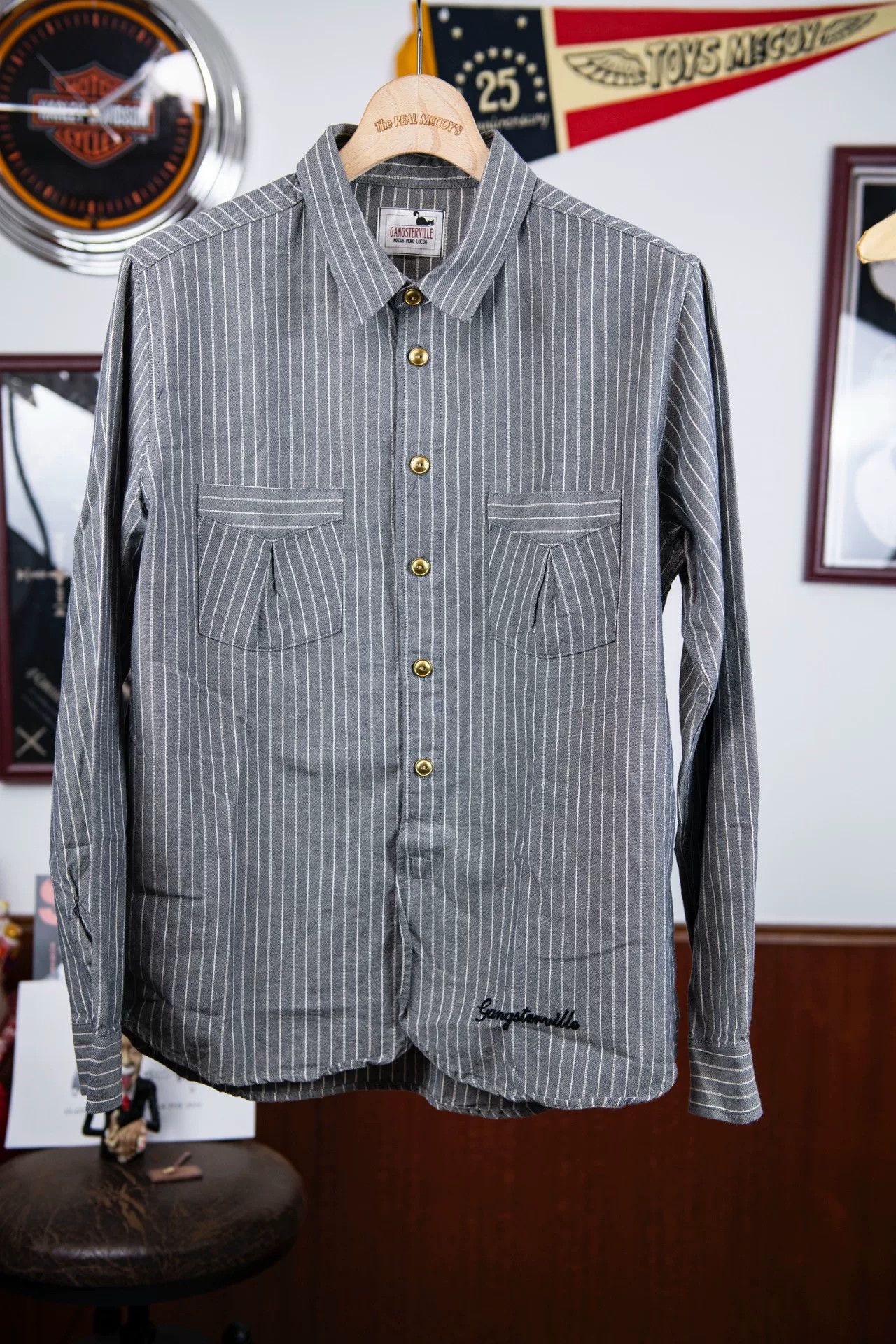Gangster Doodles GANGSTERVILLE Striped Shirt Size US S / EU 44-46 / 1 - 2 Thumbnail