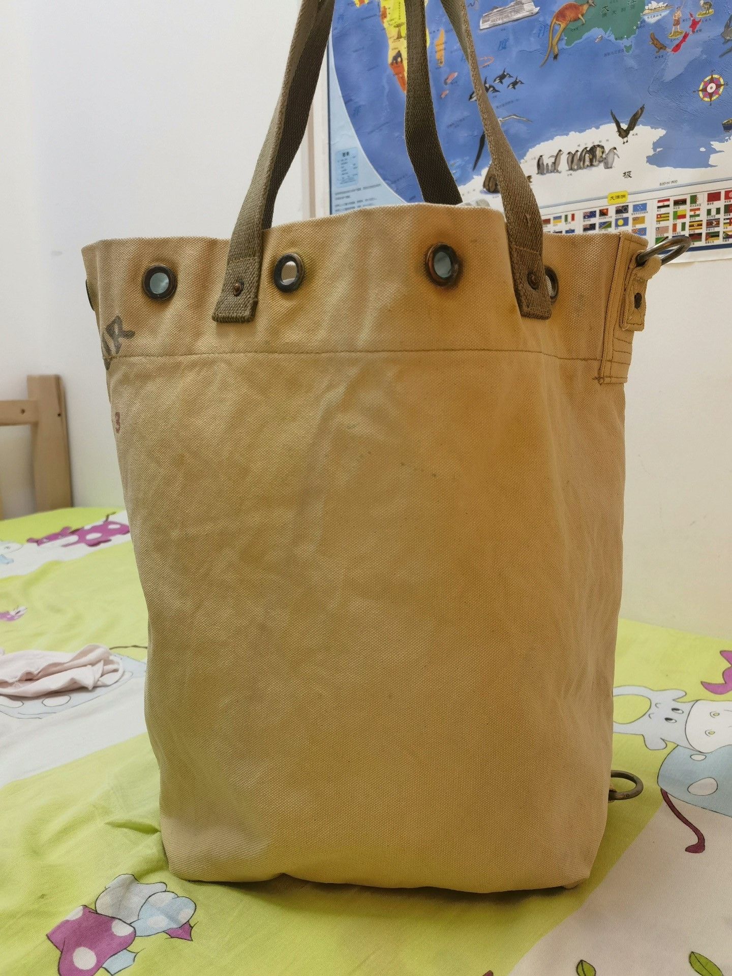 RRL Ralph Lauren RRL Vintage WWII Nautical Canvas Tote Size ONE SIZE - 5 Thumbnail