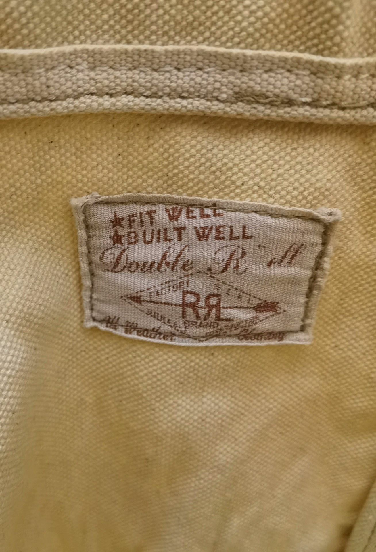 RRL Ralph Lauren RRL Vintage WWII Nautical Canvas Tote Size ONE SIZE - 2 Thumbnail