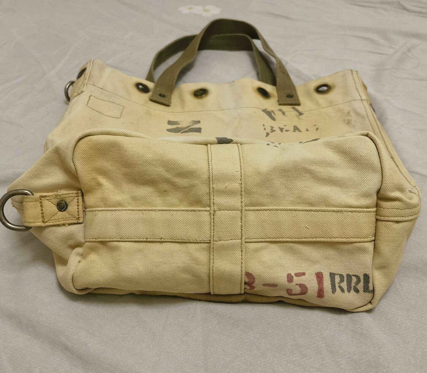 RRL Ralph Lauren RRL Vintage WWII Nautical Canvas Tote Size ONE SIZE - 3 Thumbnail