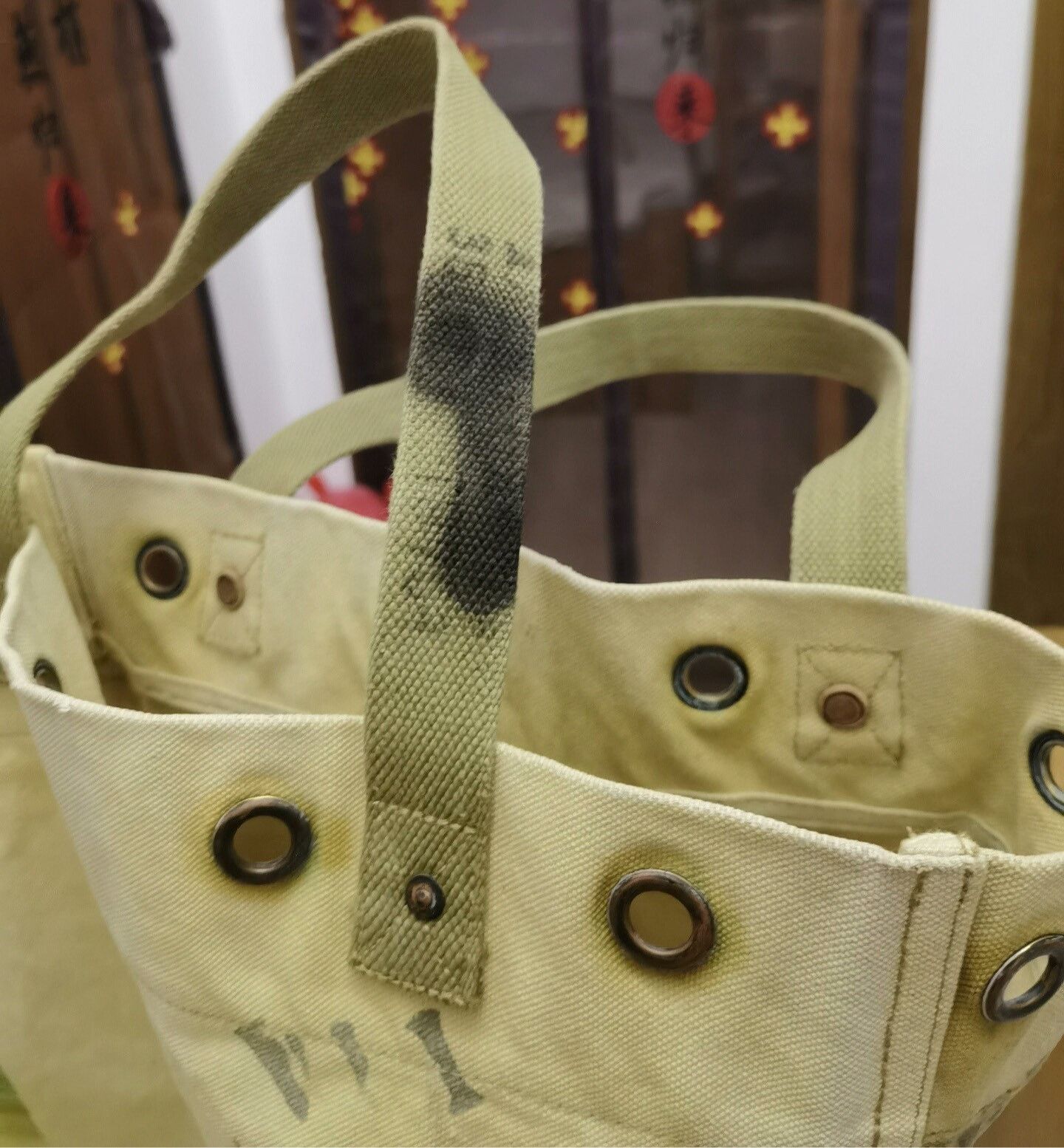 RRL Ralph Lauren RRL Vintage WWII Nautical Canvas Tote Size ONE SIZE - 9 Thumbnail