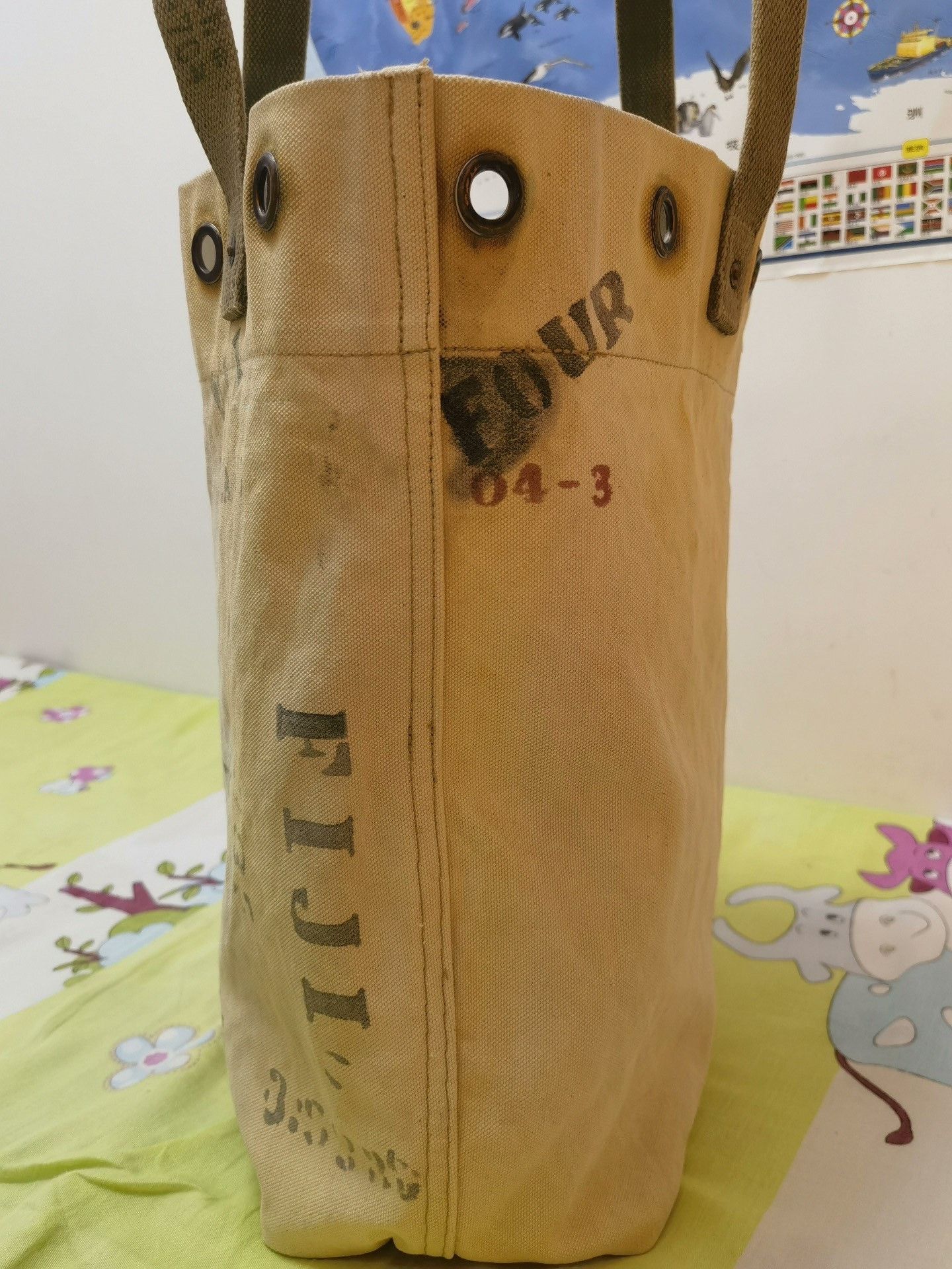 RRL Ralph Lauren RRL Vintage WWII Nautical Canvas Tote Size ONE SIZE - 4 Thumbnail