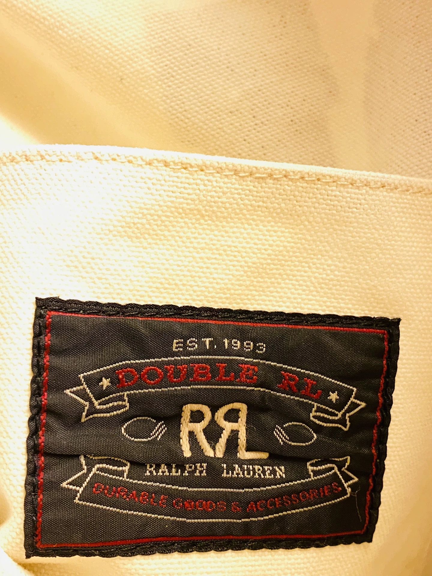 RRL Ralph Lauren RRL Early Classic Logo Double RL Tote Size ONE SIZE - 4 Thumbnail