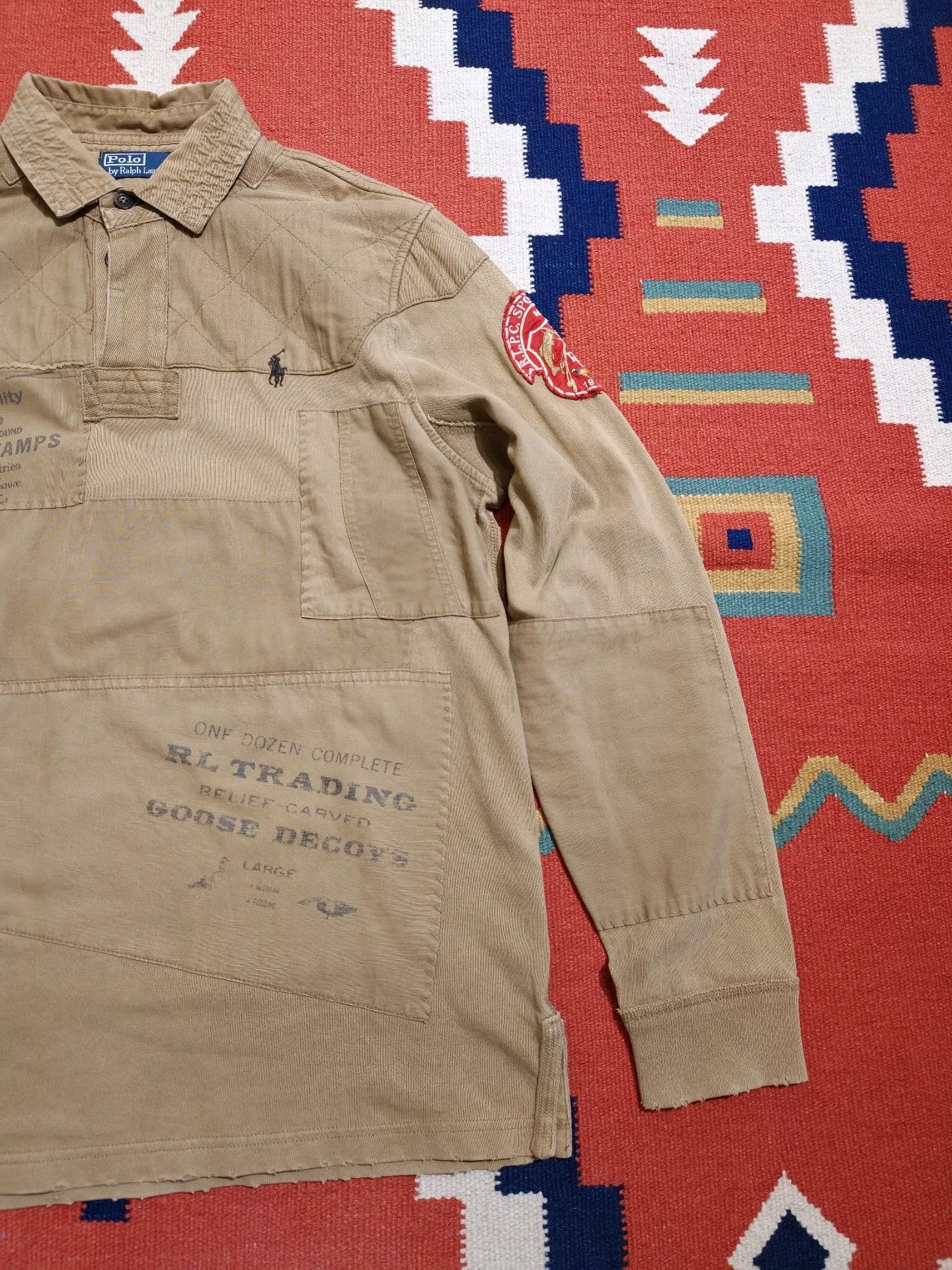RRL Ralph Lauren Vintage Polo Ralph Lauren Rugby Polo Size US M / EU 48-50 / 2 - 3 Thumbnail