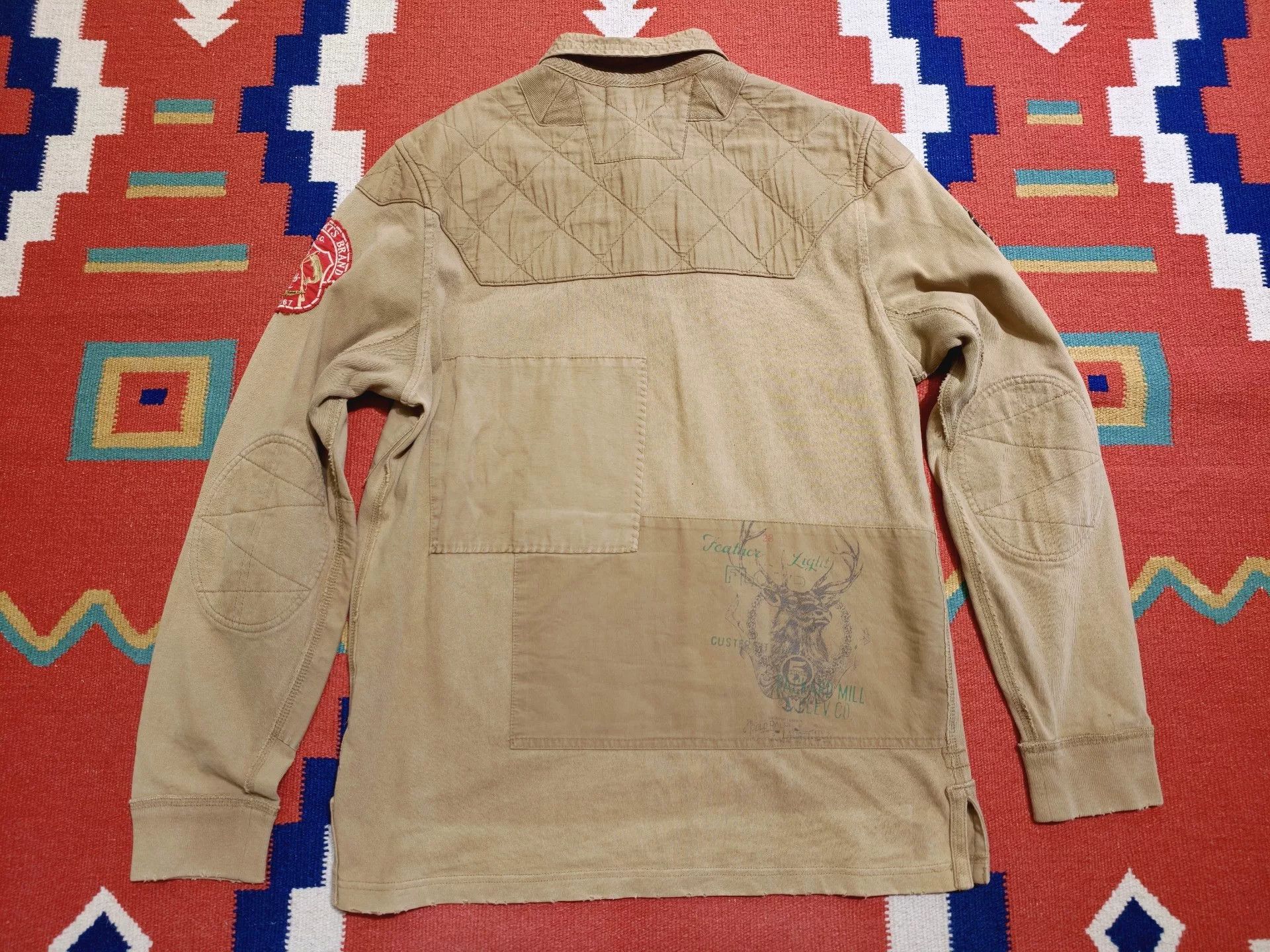 RRL Ralph Lauren Vintage Polo Ralph Lauren Rugby Polo Size US M / EU 48-50 / 2 - 2 Thumbnail