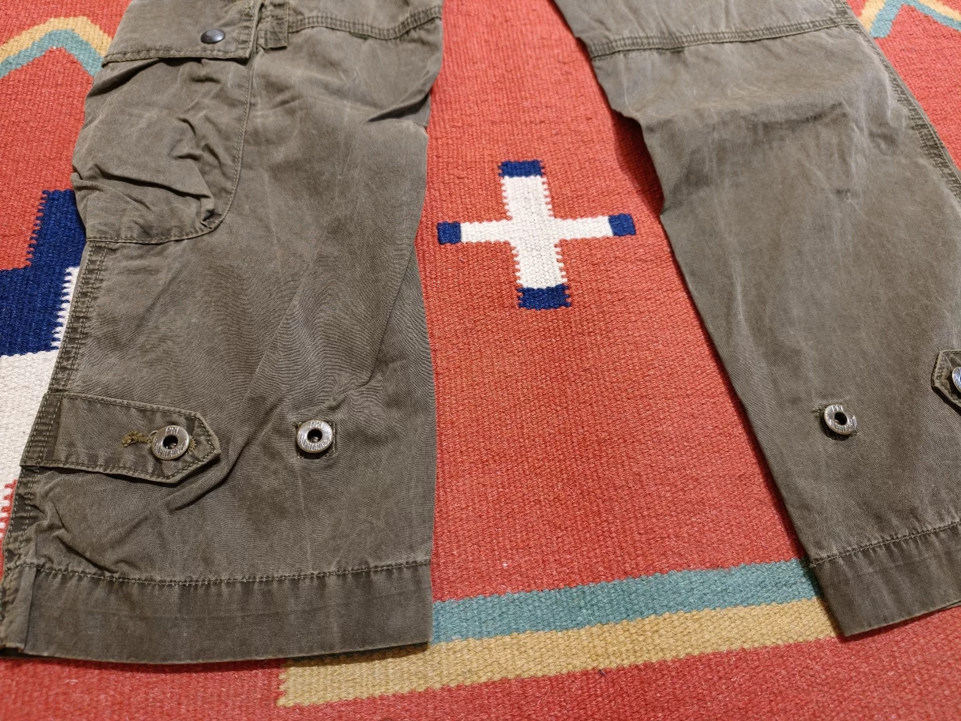 RRL Ralph Lauren RRL Limited Edition Waxed Cotton Pants Size US 30 / EU 46 - 8 Thumbnail