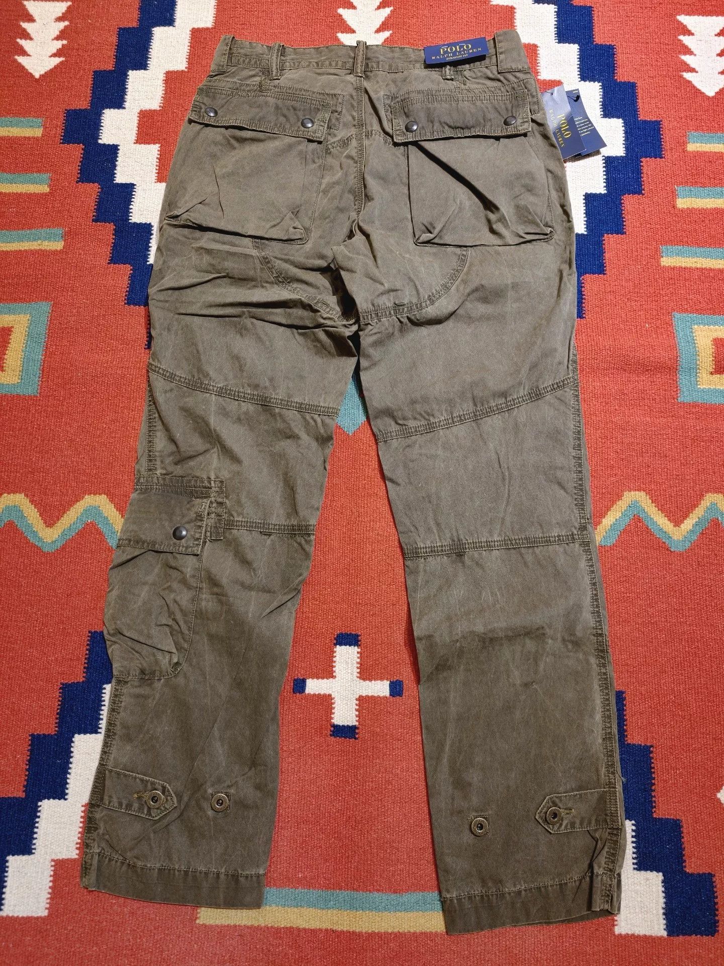RRL Ralph Lauren RRL Limited Edition Waxed Cotton Pants Size US 30 / EU 46 - 3 Thumbnail