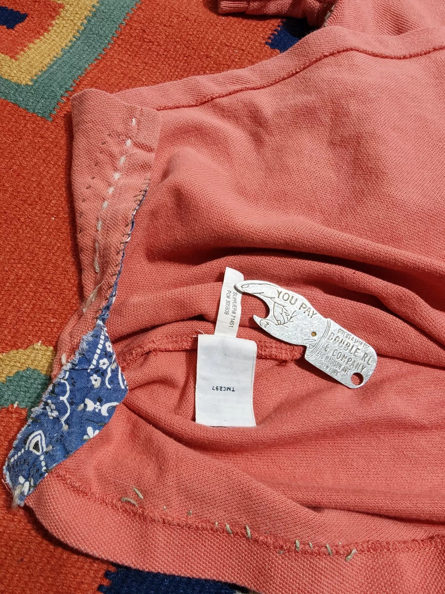 RRL Ralph Lauren RRL Polo Early Old Blue Label Southwest Size US M / EU 48-50 / 2 - 6 Thumbnail