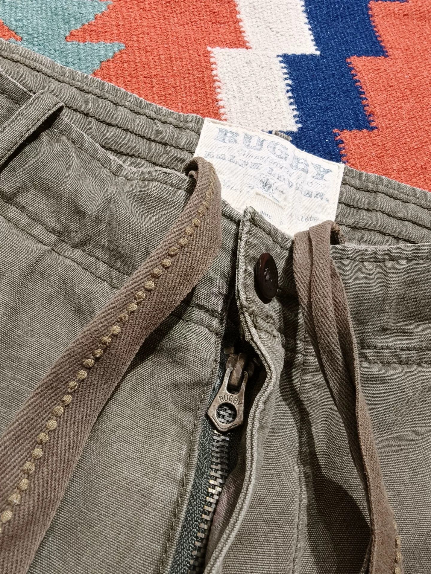 RRL Ralph Lauren Early Heavyweight RRL Distressed Cargo Shorts Size US 30 / EU 46 - 5 Thumbnail