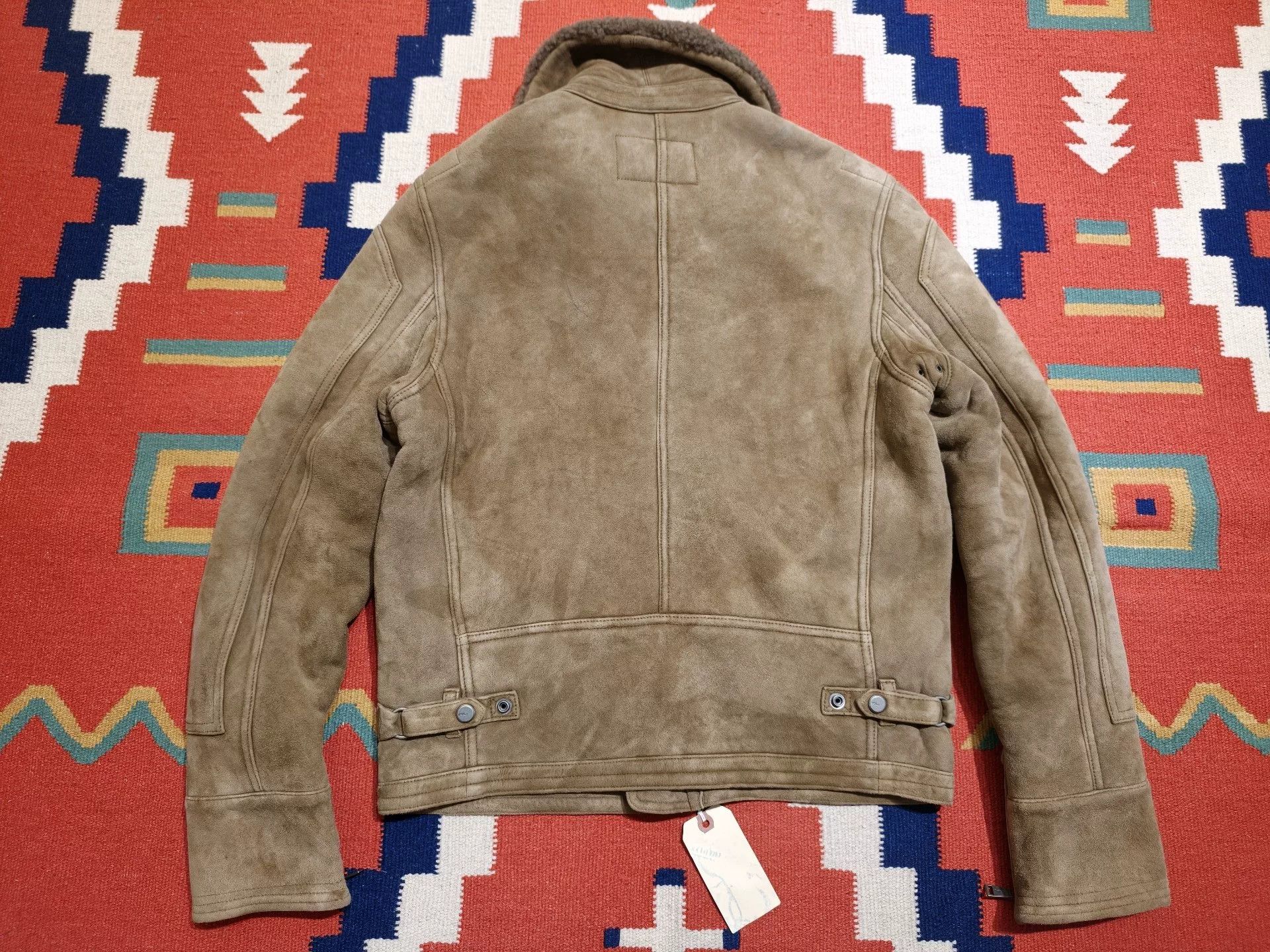 Ralph Lauren Black Label RRL Black Label Fur-Lined Leather Jacket Size US M / EU 48-50 / 2 - 3 Thumbnail