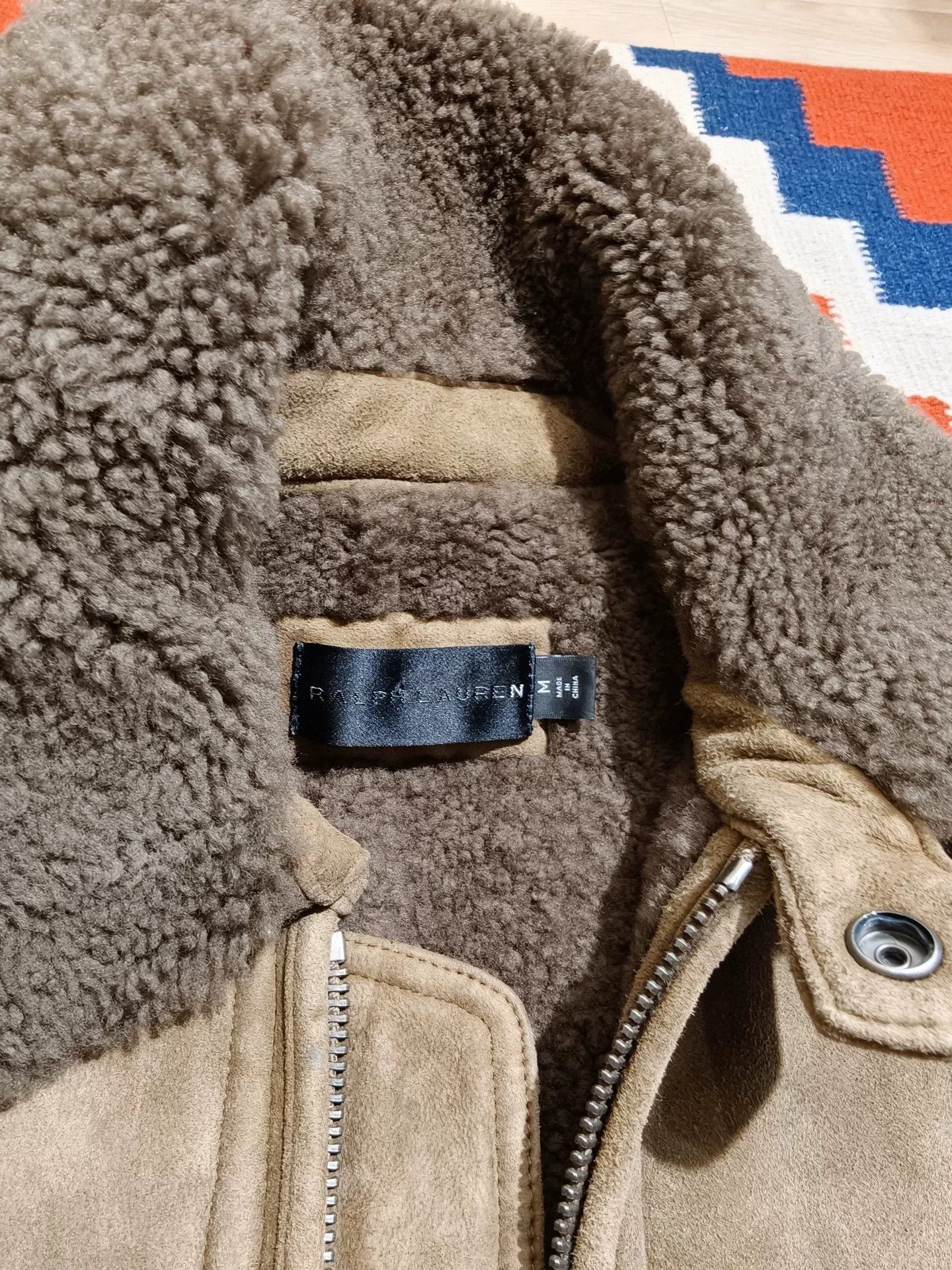 Ralph Lauren Black Label RRL Black Label Fur-Lined Leather Jacket Size US M / EU 48-50 / 2 - 5 Thumbnail
