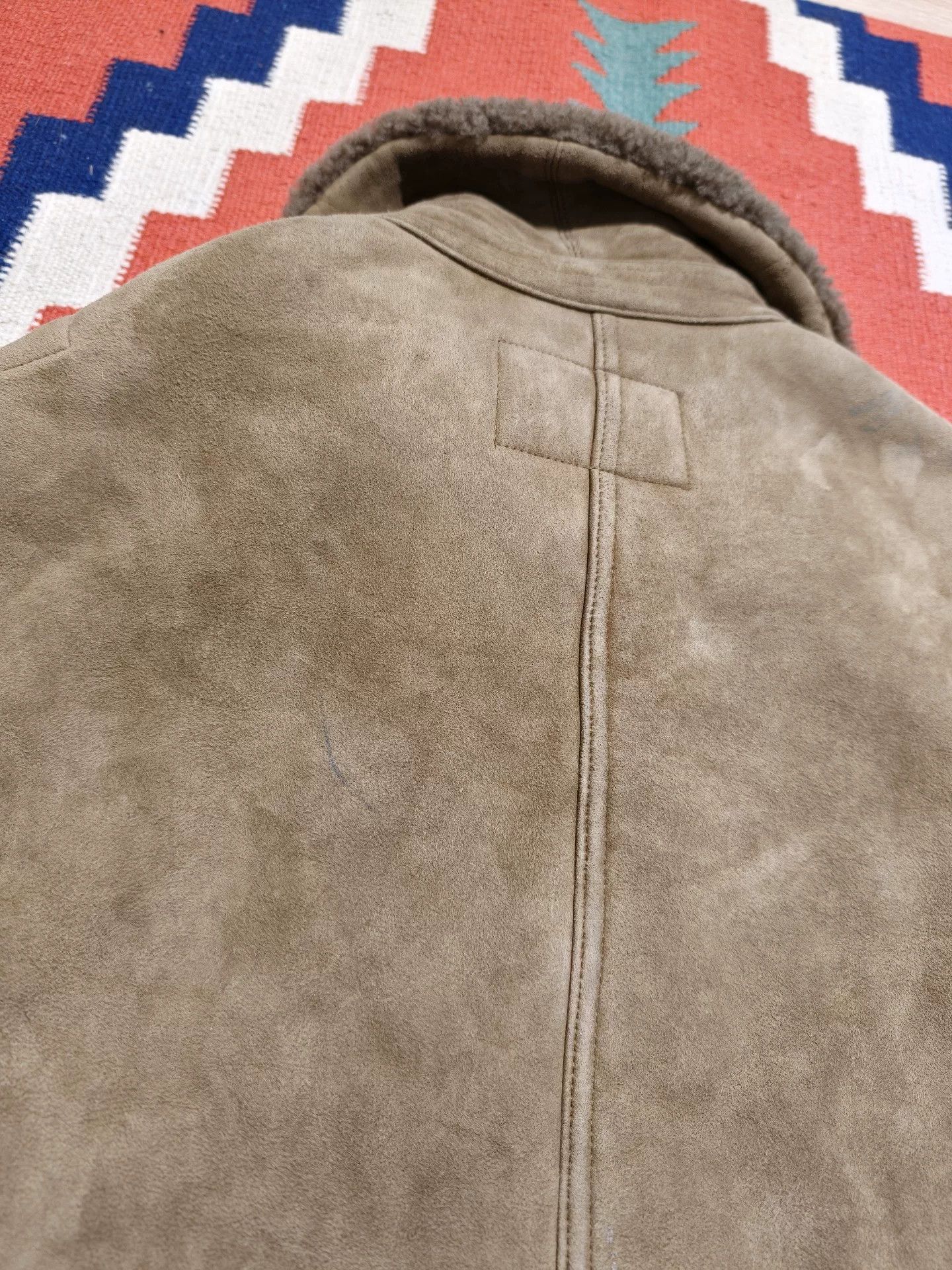Ralph Lauren Black Label RRL Black Label Fur-Lined Leather Jacket Size US M / EU 48-50 / 2 - 9 Thumbnail