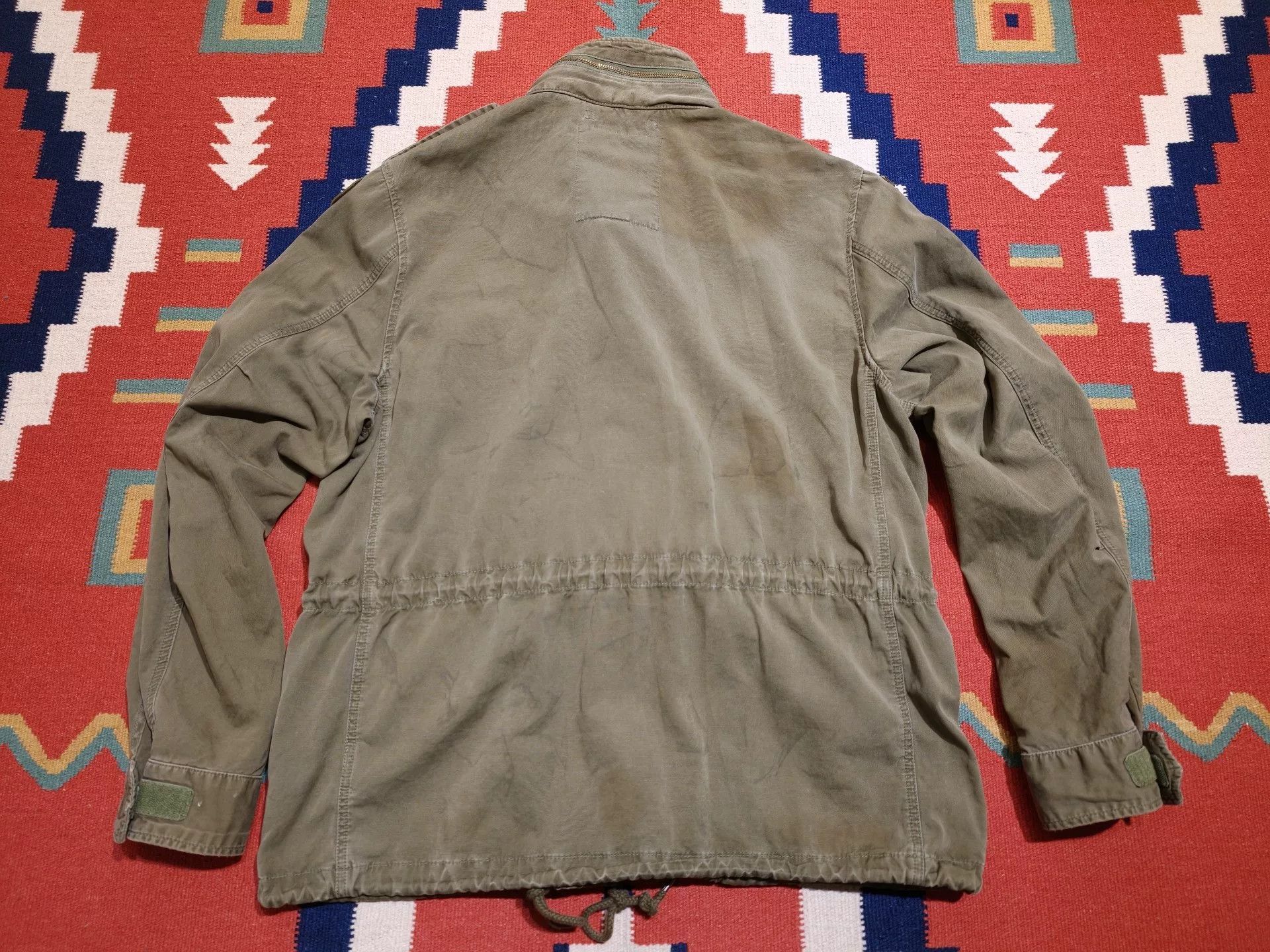 RRL Ralph Lauren Ralph Lauren Distressed M65 Jacket Size US XL / EU 56 / 4 - 5 Thumbnail