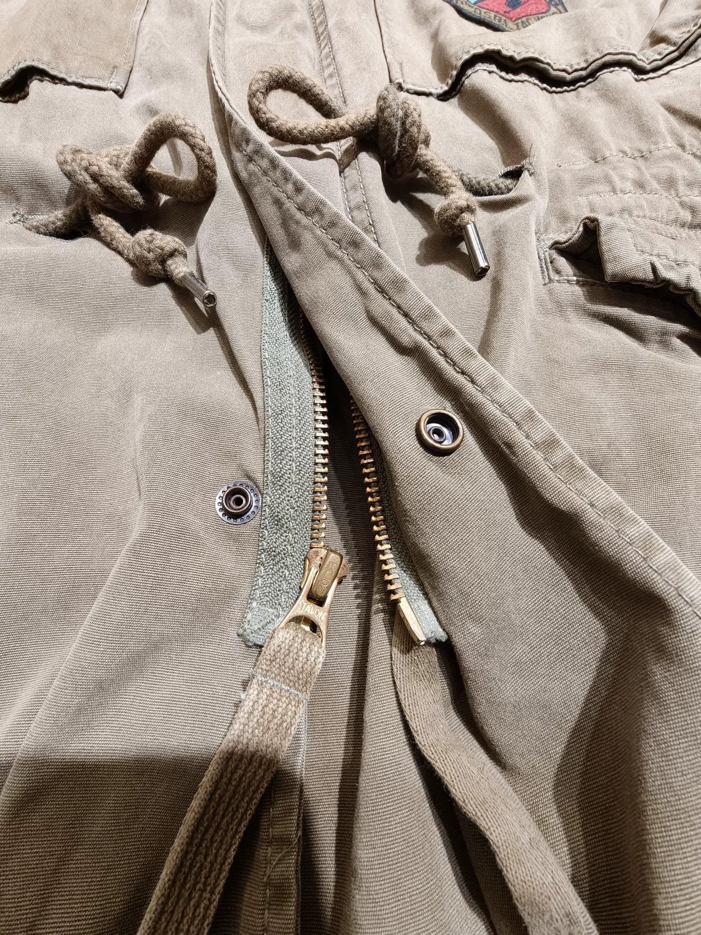 RRL Ralph Lauren Ralph Lauren Distressed M65 Jacket Size US XL / EU 56 / 4 - 8 Thumbnail
