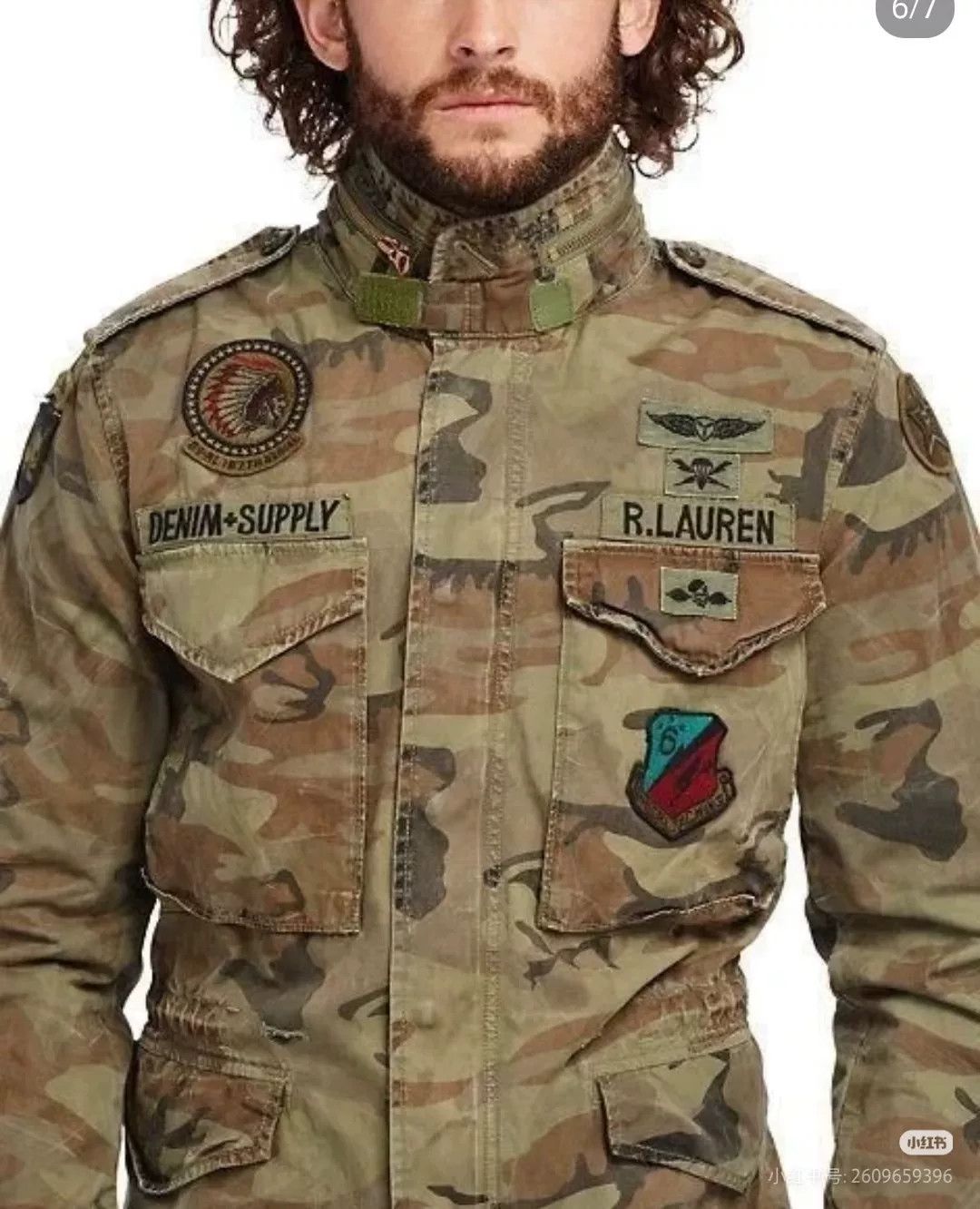 Denim & Supply Ralph Lauren Ralph Lauren Distressed Camo M65 Jacket Size US M / EU 48-50 / 2 - 2 Thumbnail